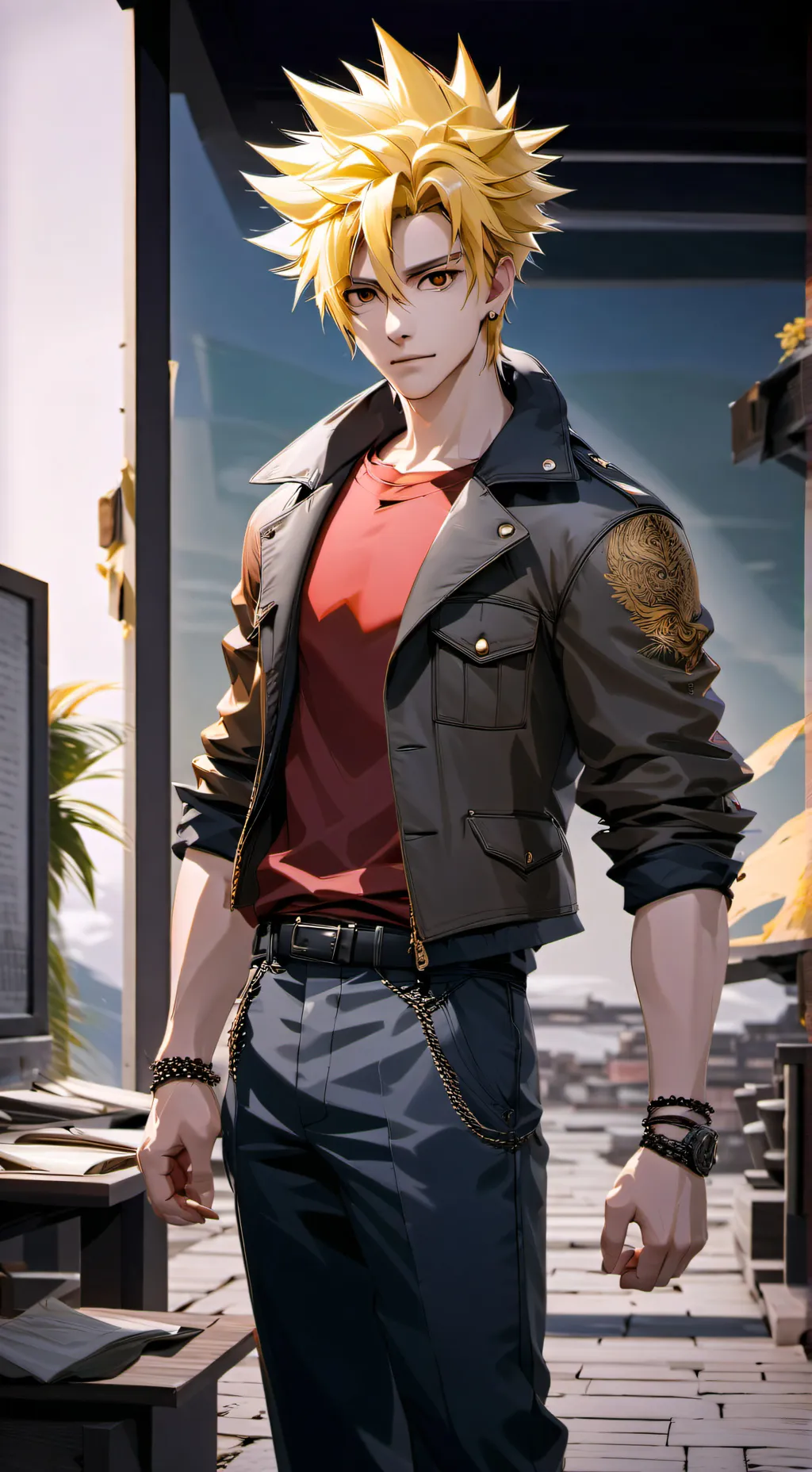 ai character: Hawks (MHA) background