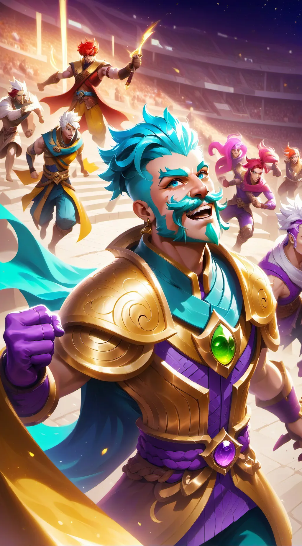 ai character: EMOTIONS background