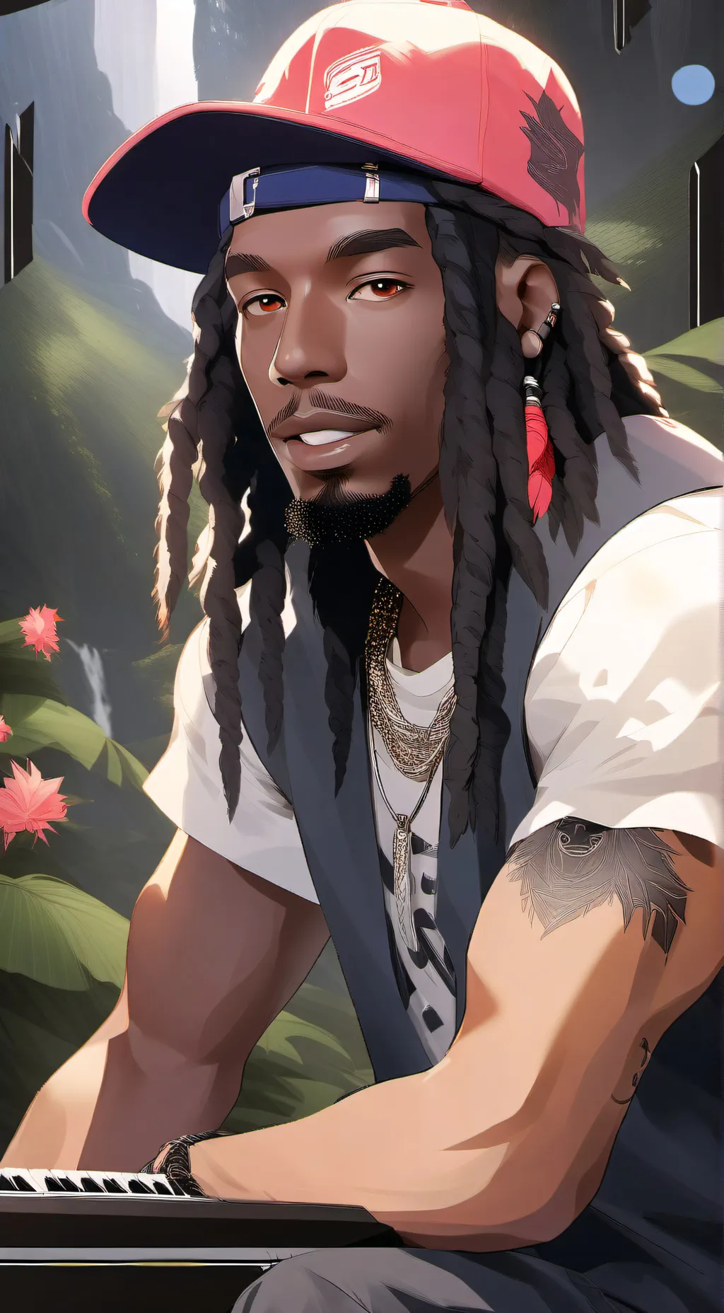 ai character: King Von  background