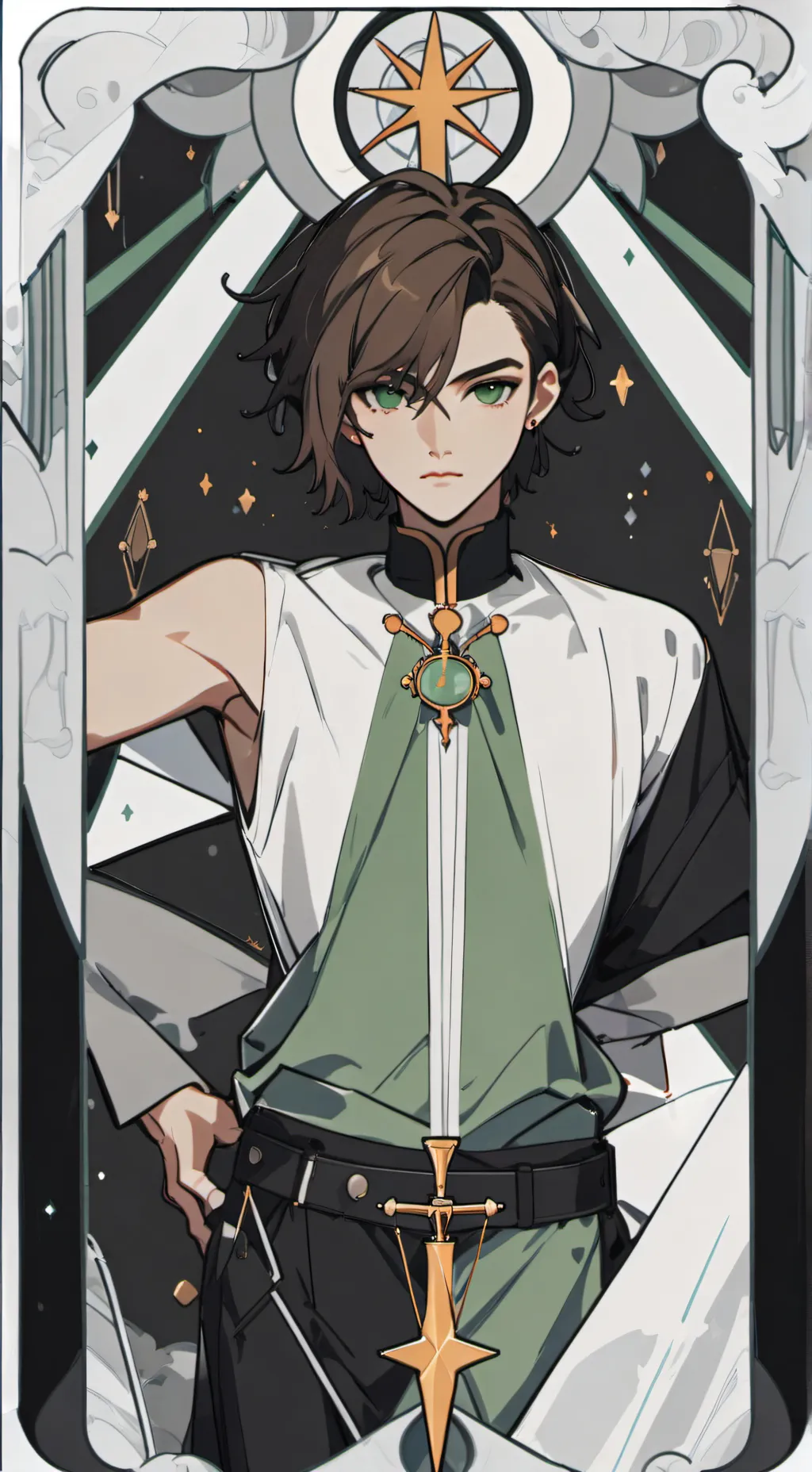 ai character: Michael Petri  background