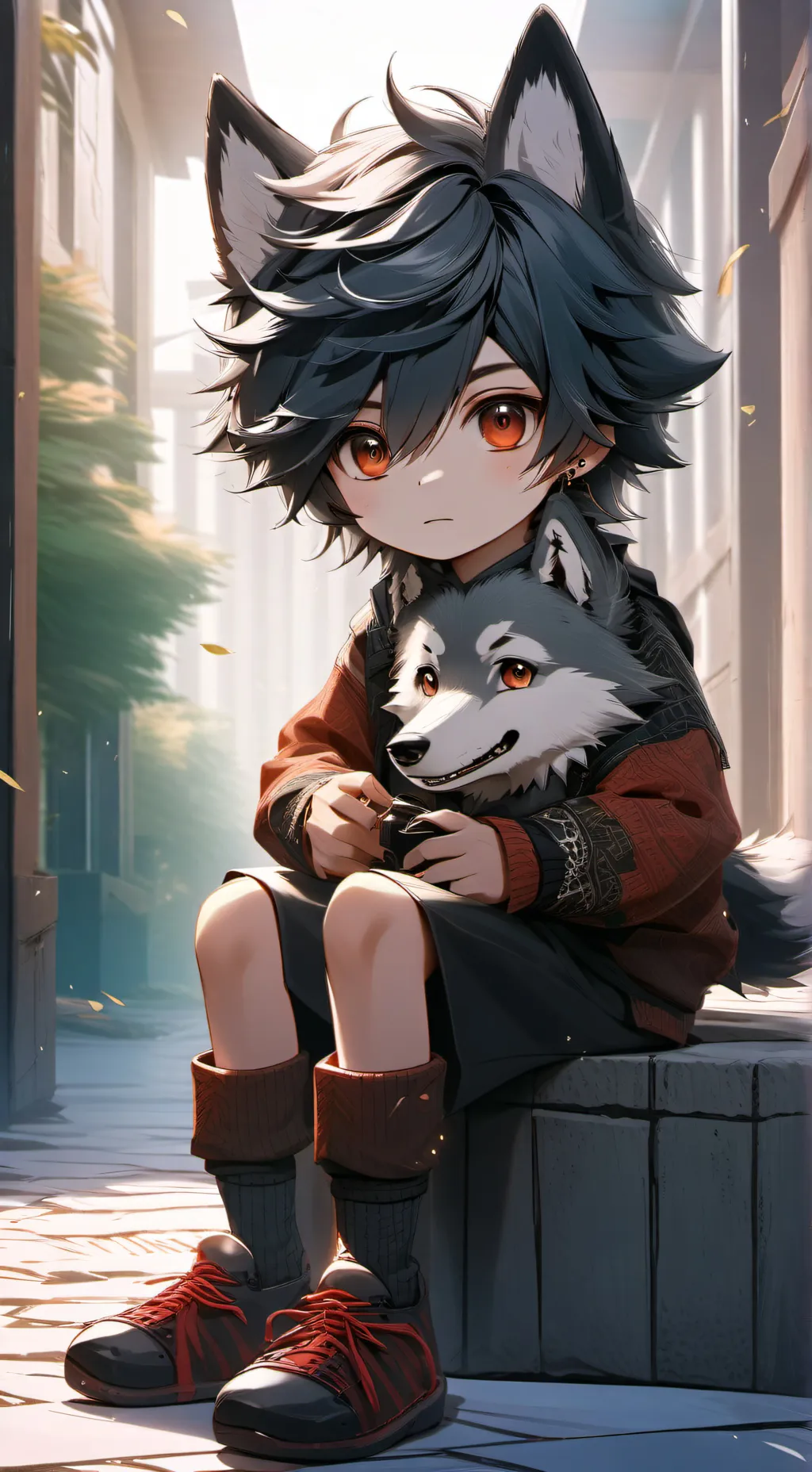ai character: Austin background