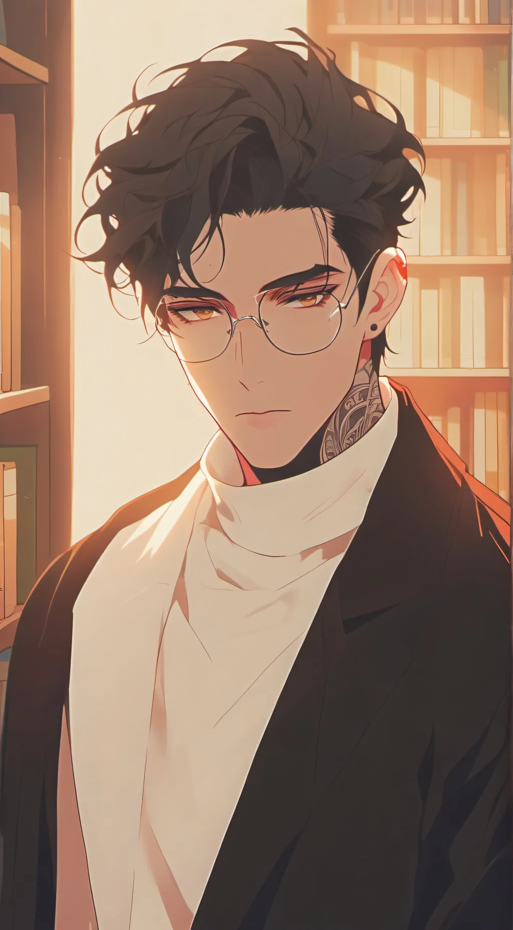 ai character: Luther Harrow background