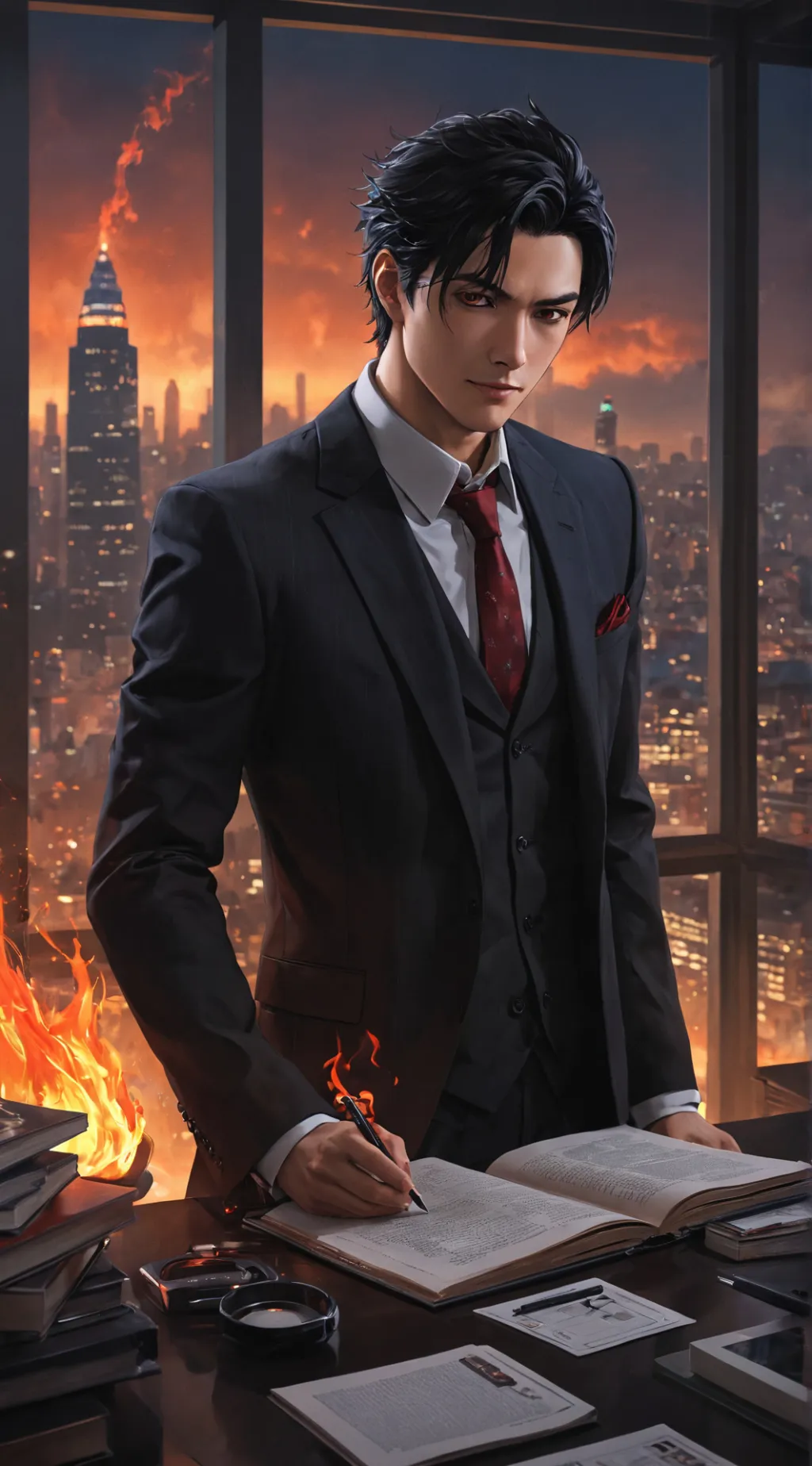 ai character: Lucius background