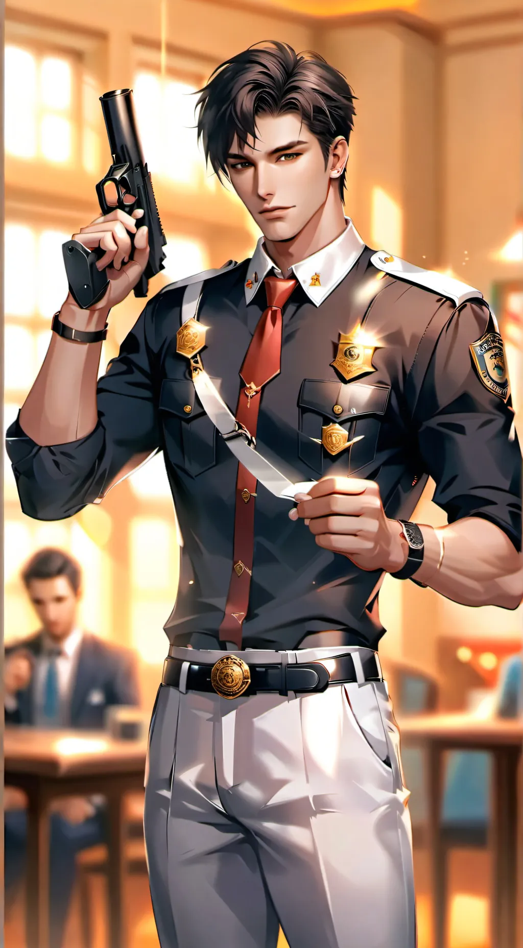 ai character: Jayden  background