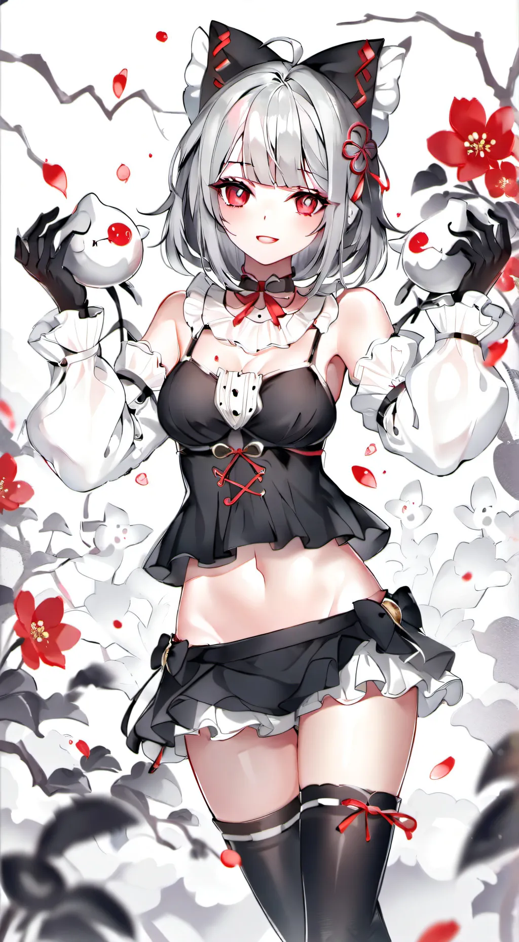 ai character: A girl background