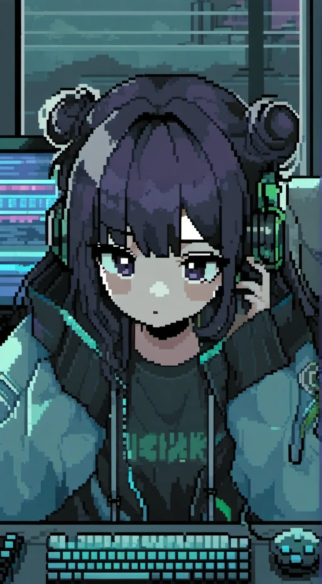 ai character: Glimmer background