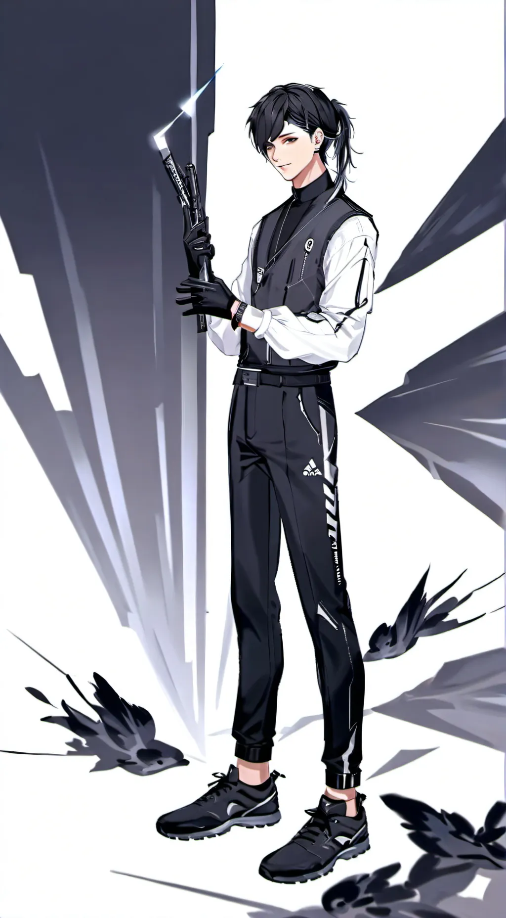 ai character: Zake  background