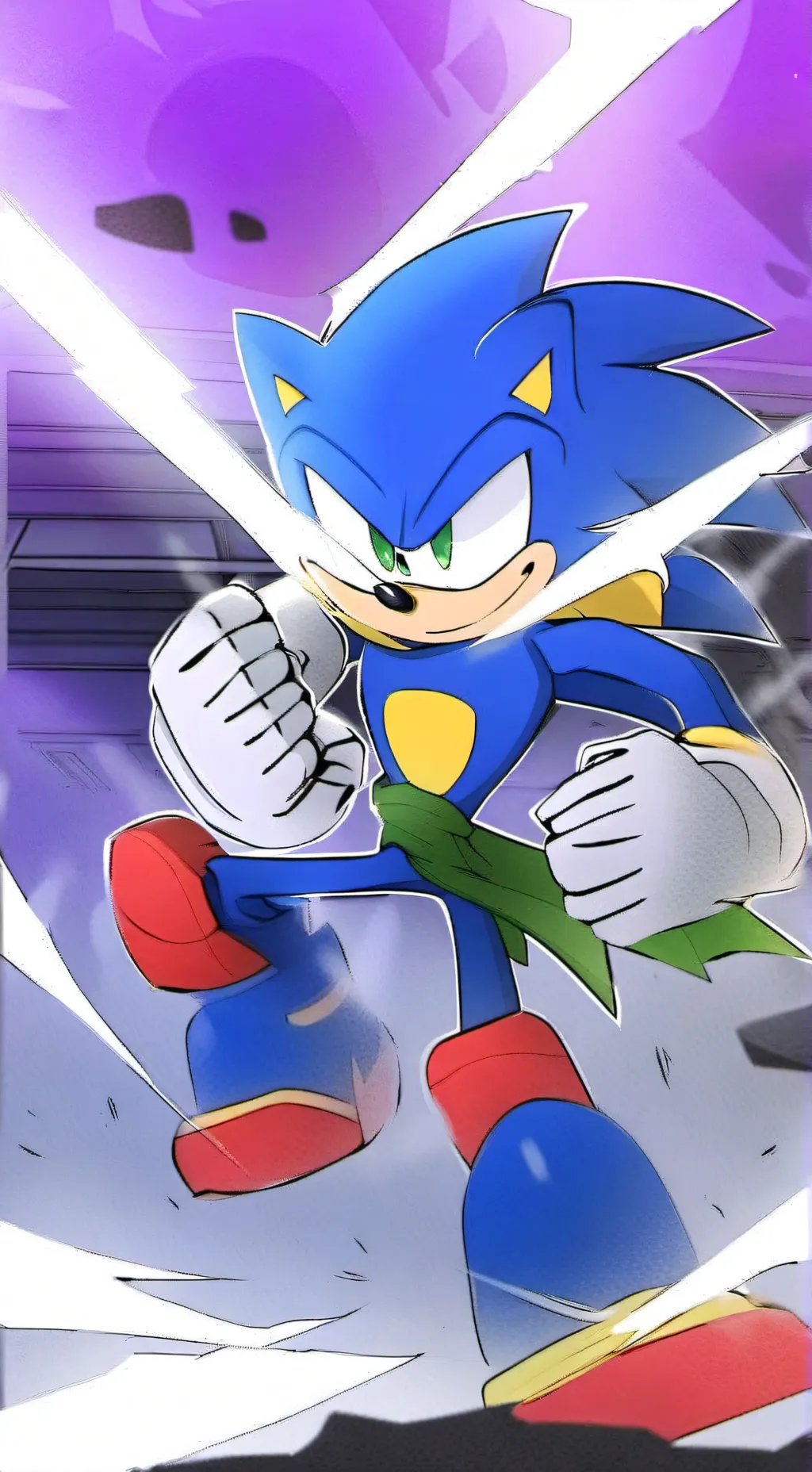 ai character: sonic background