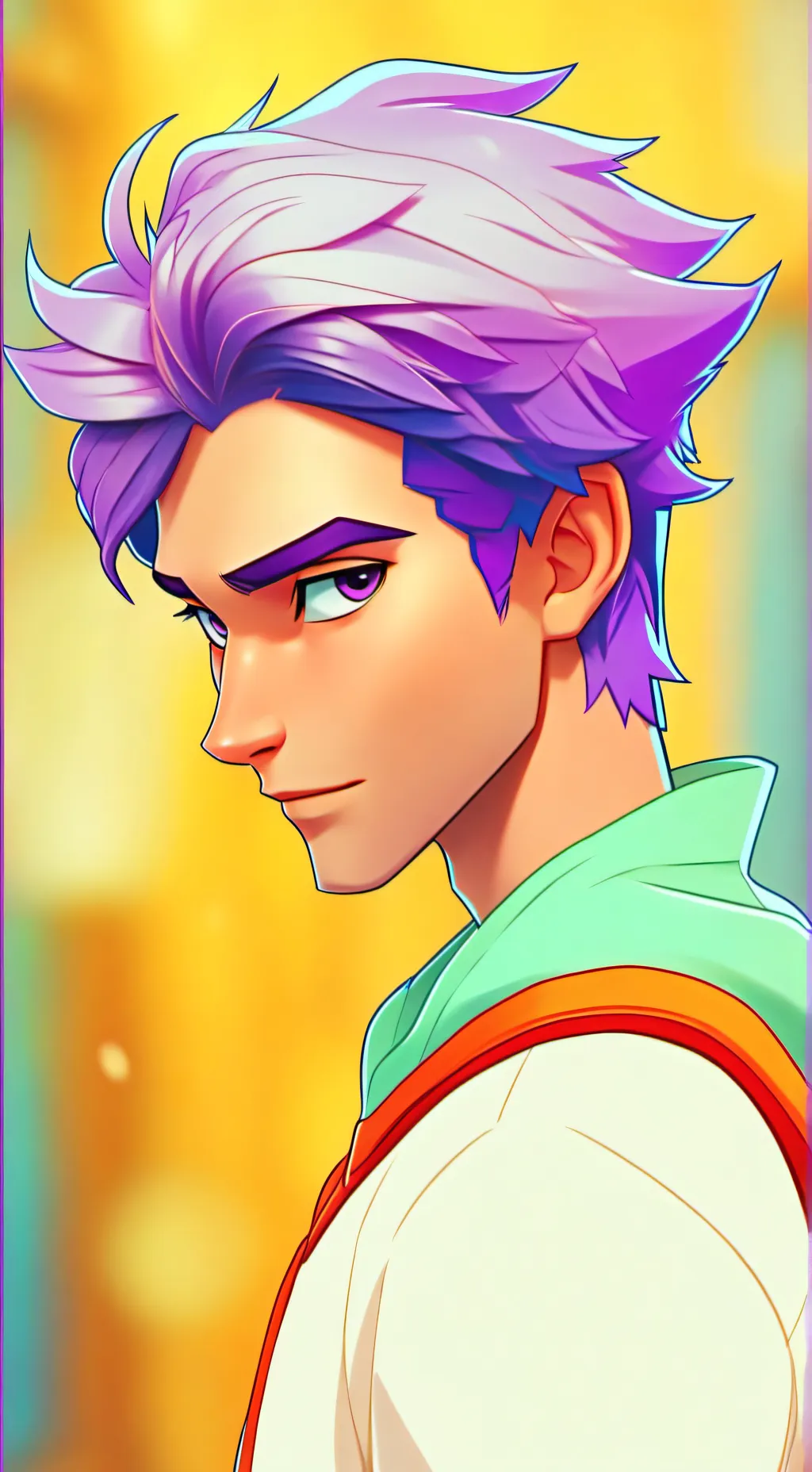 ai character: Magic background