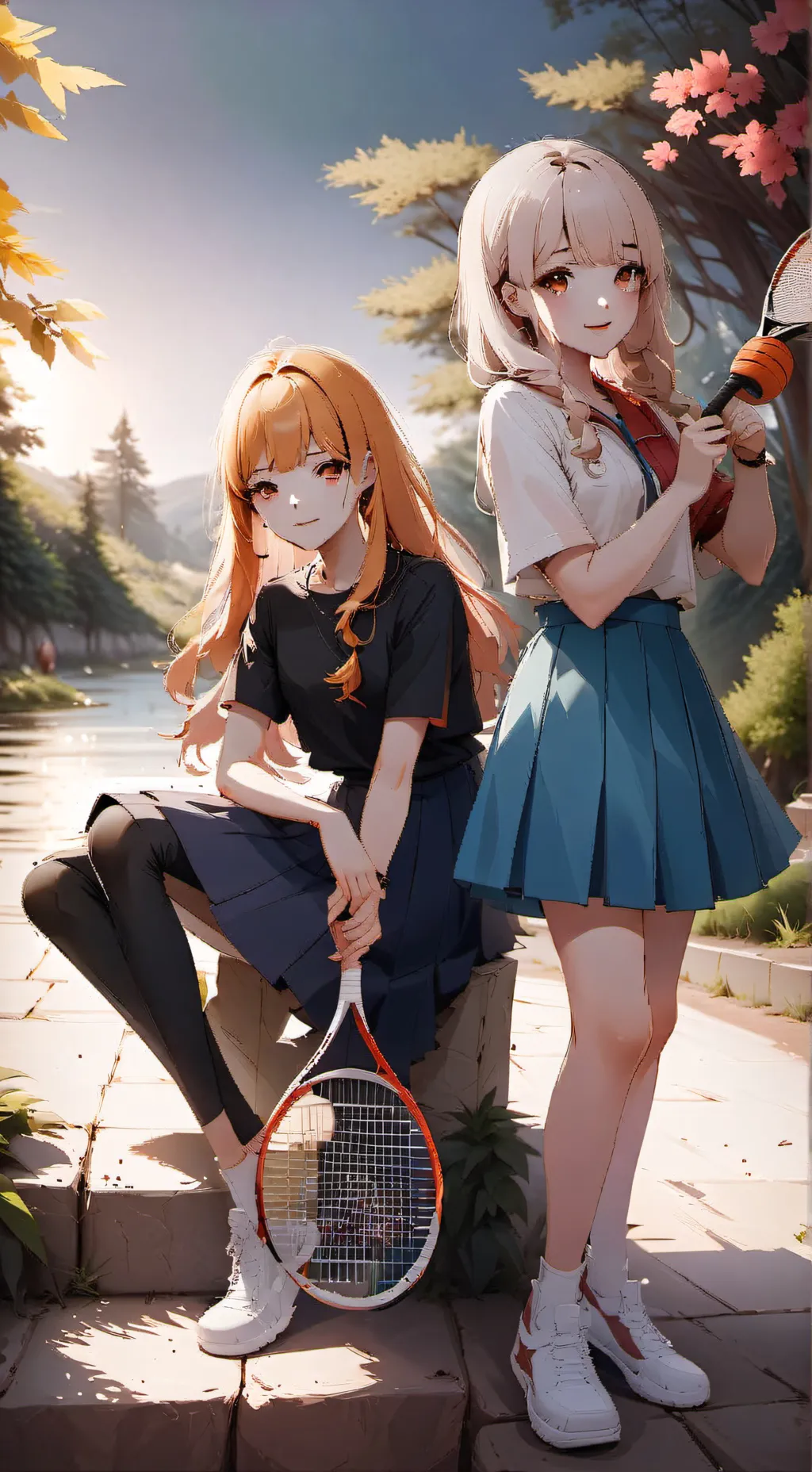 ai character: Ashely and Sidney background