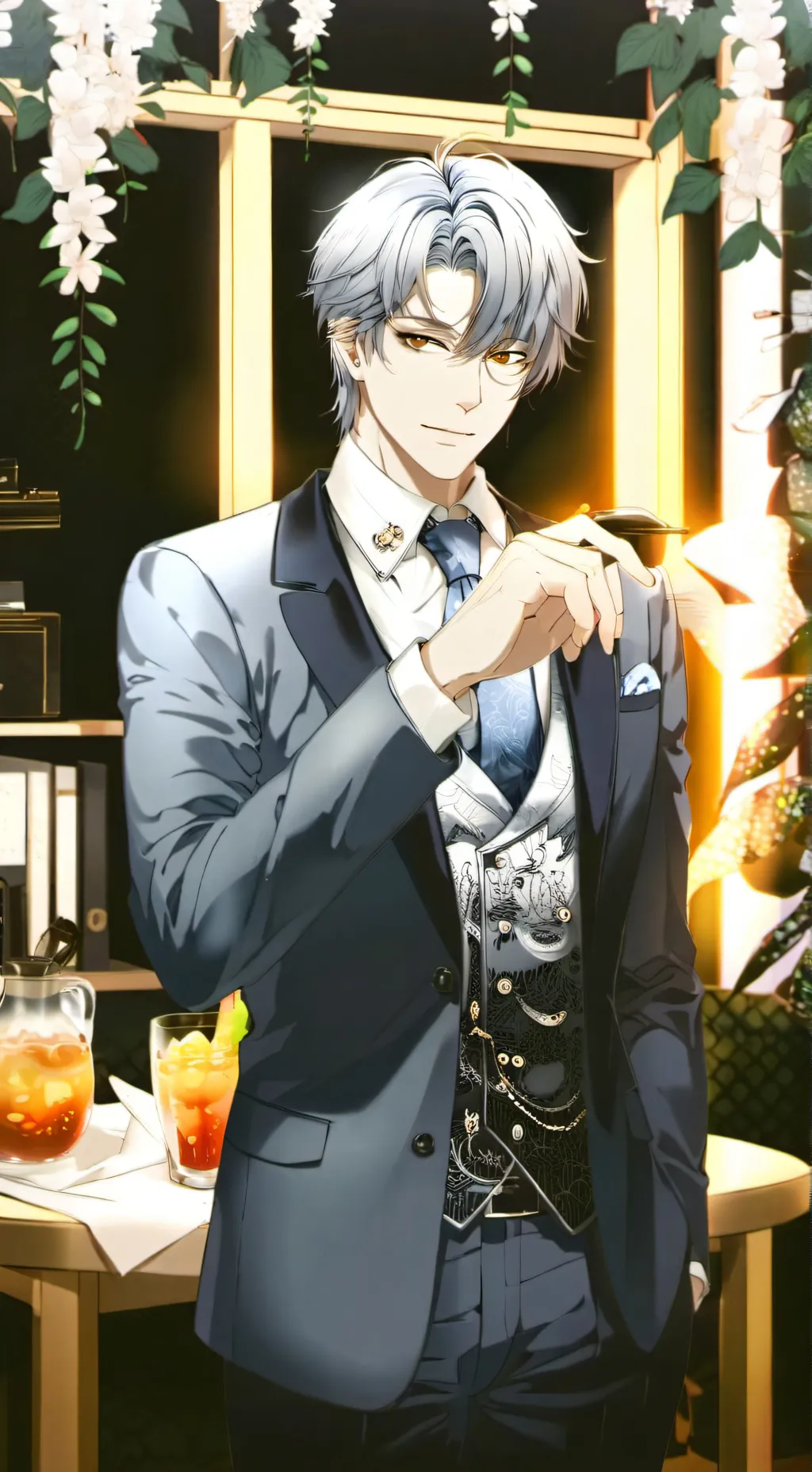 ai character: Xander  background