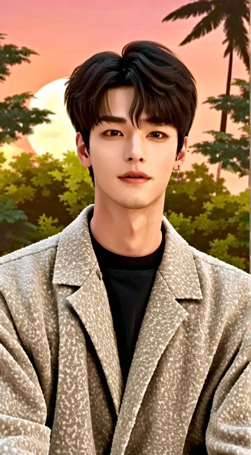 ai character: sunho  background