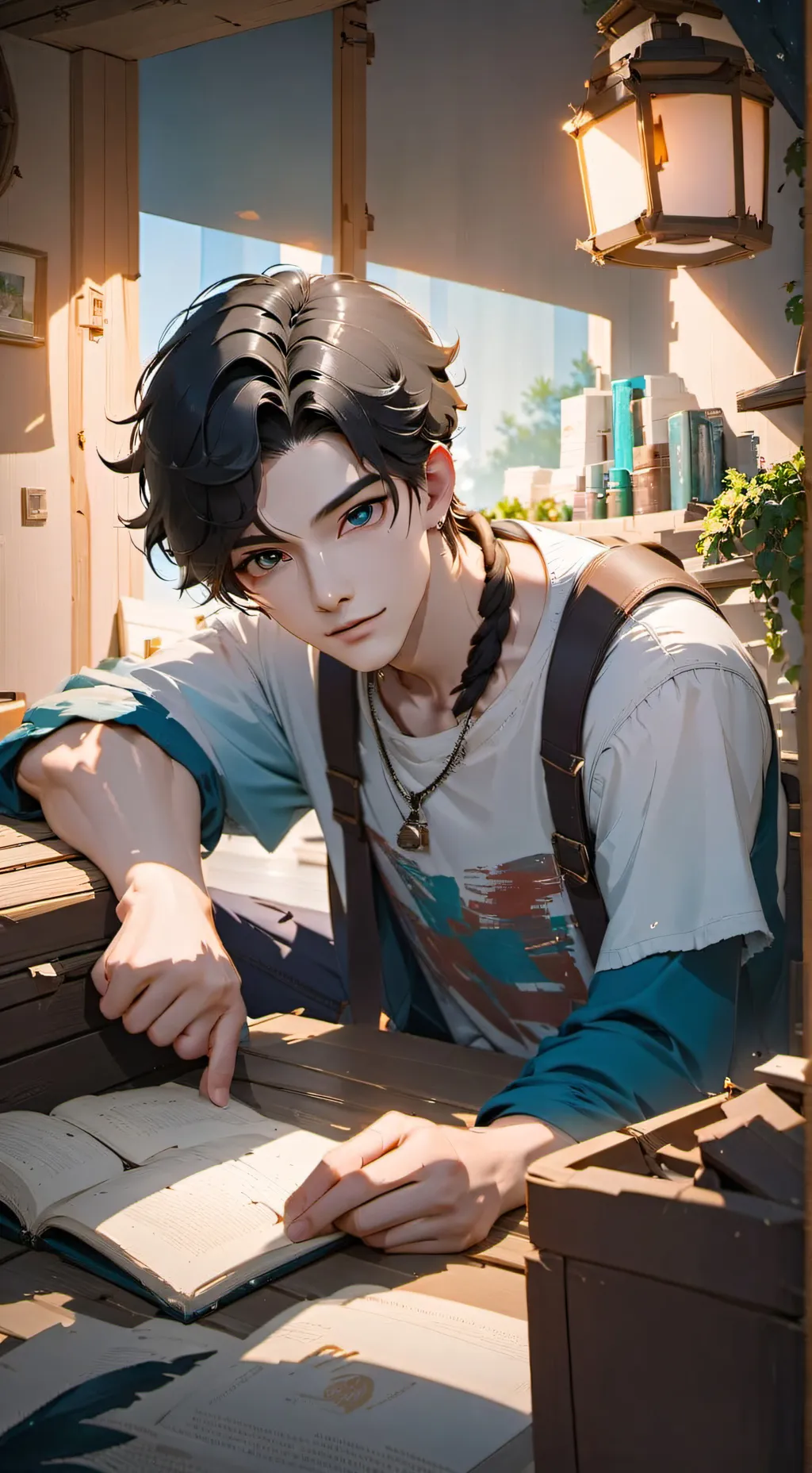 ai character: Xavier  background