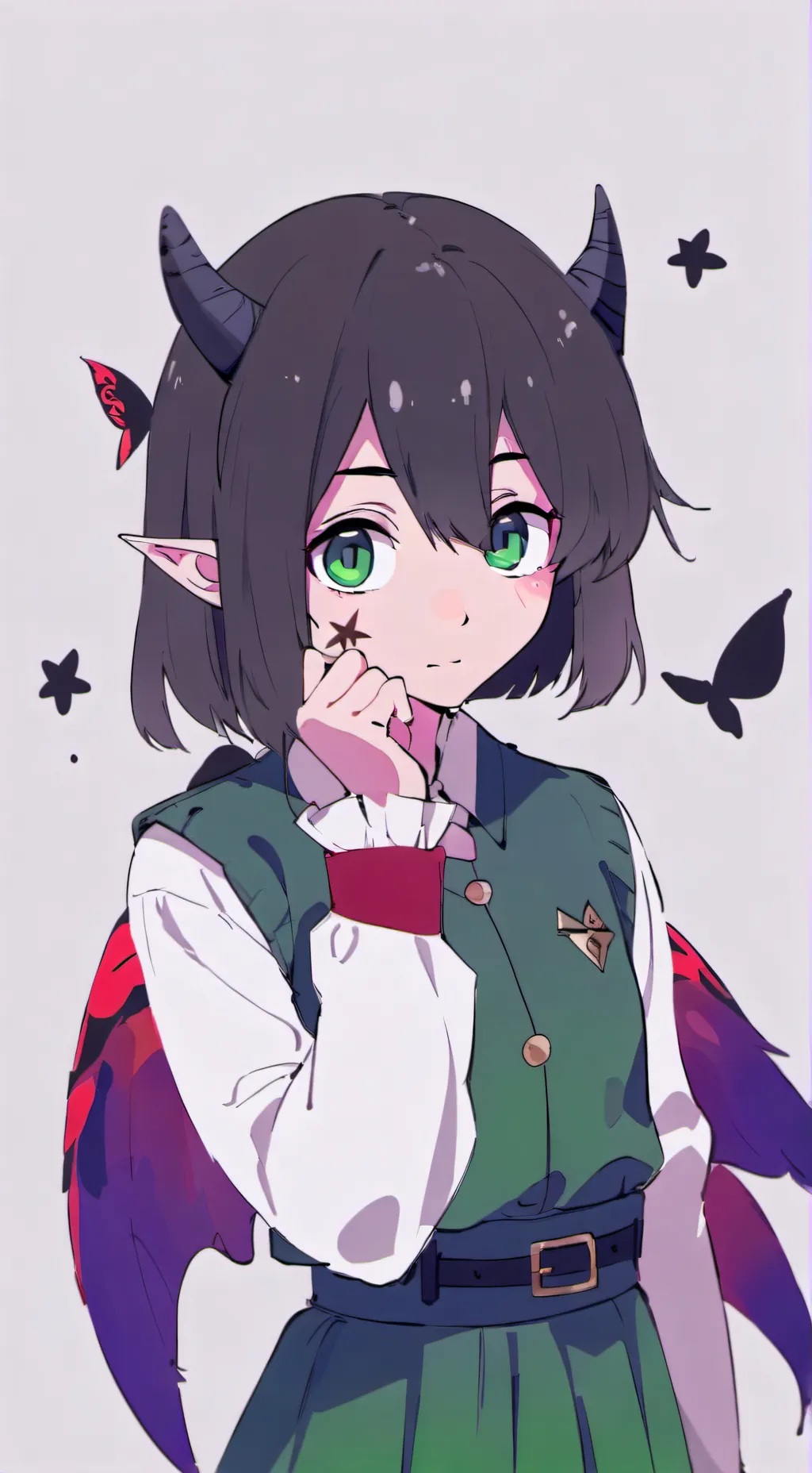 ai character: Kny×my oc  background