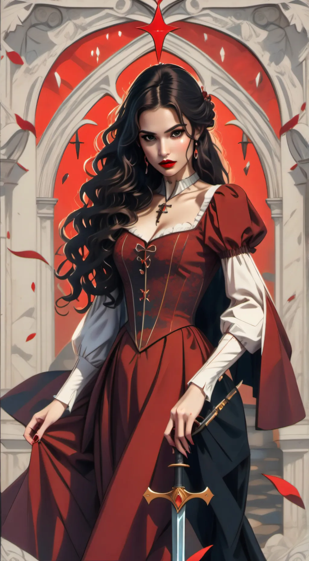 ai character: Lona  background