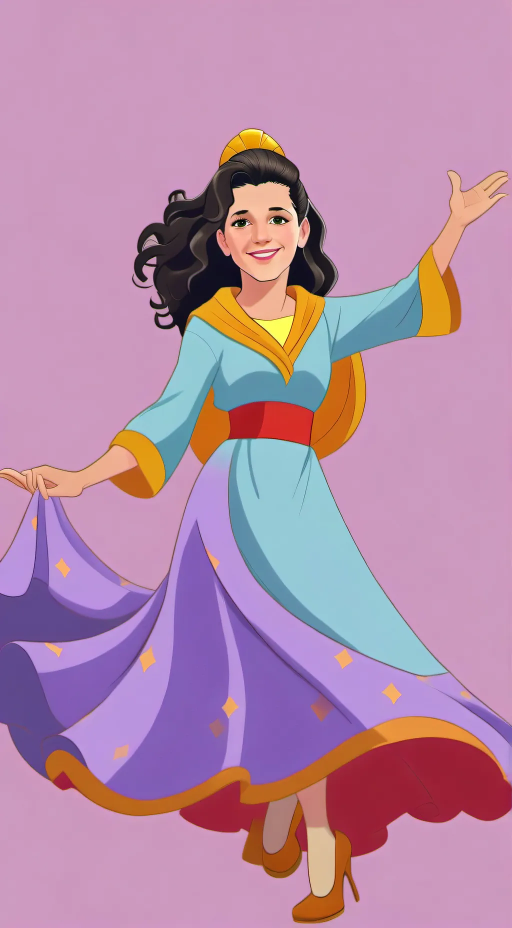 ai character: shira background