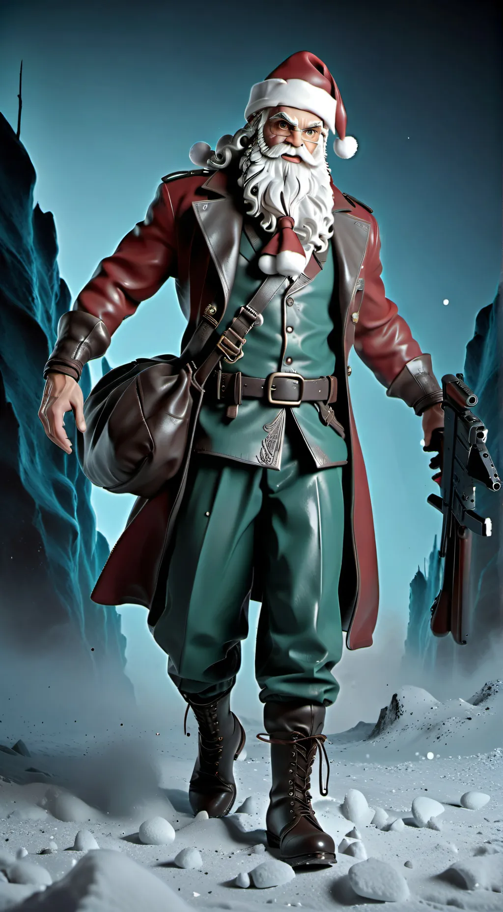 ai character: Santa background