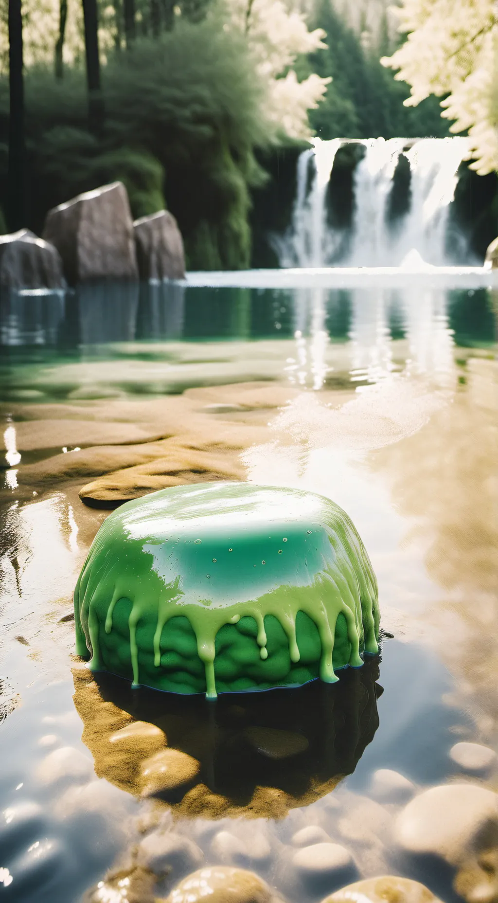 ai character: Slime inflation background