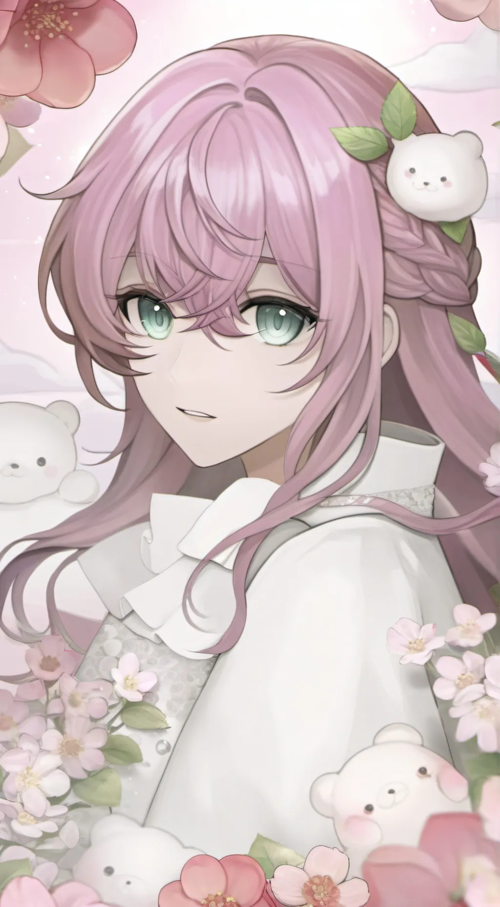 ai character: Sukishima y Hinata background