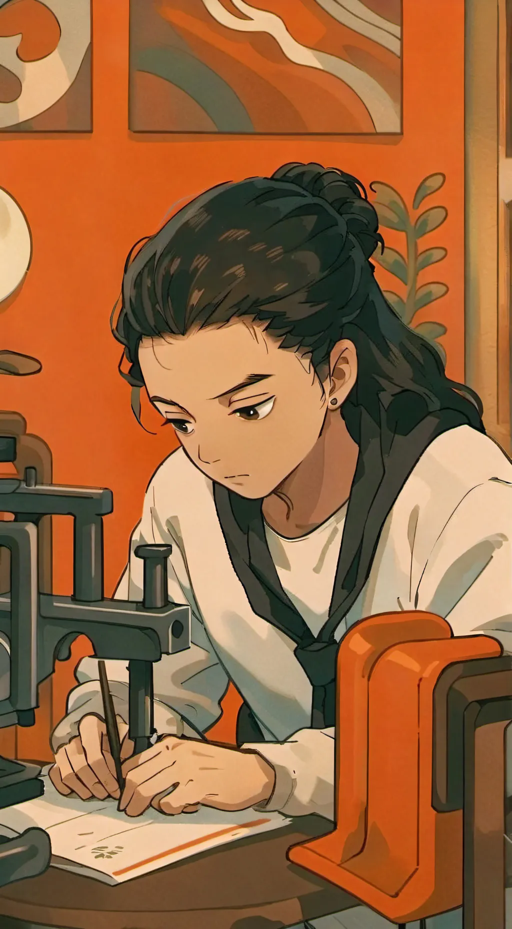 ai character: cientista maluco background