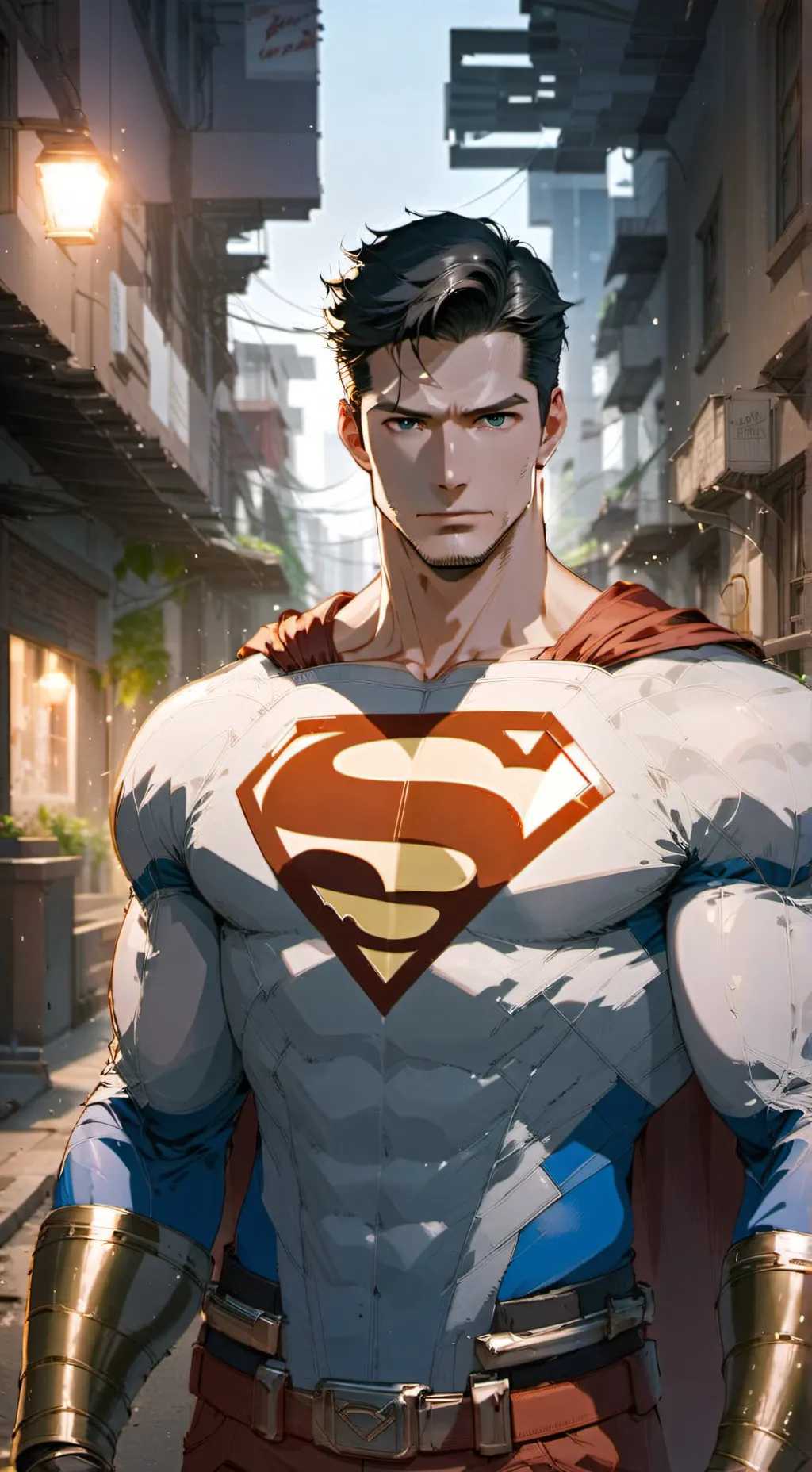 ai character: Superman background