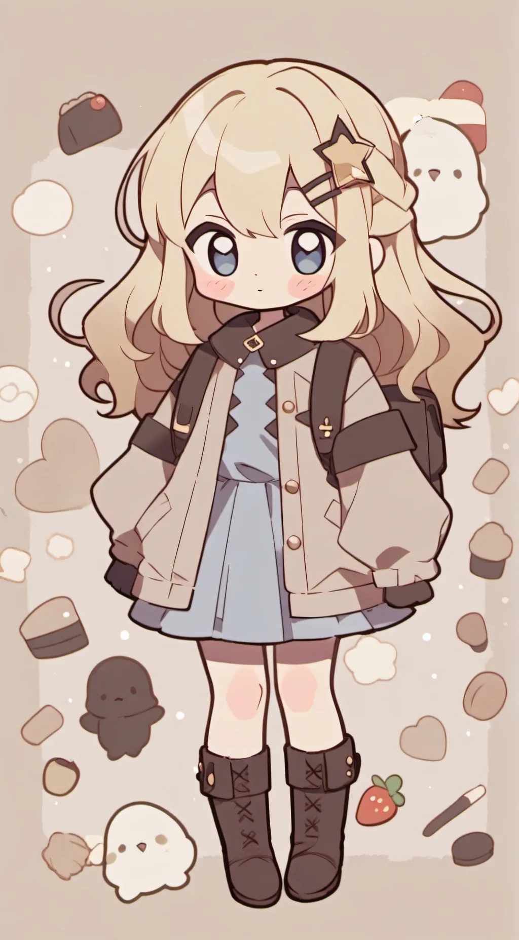 ai character: Ena🌈 background