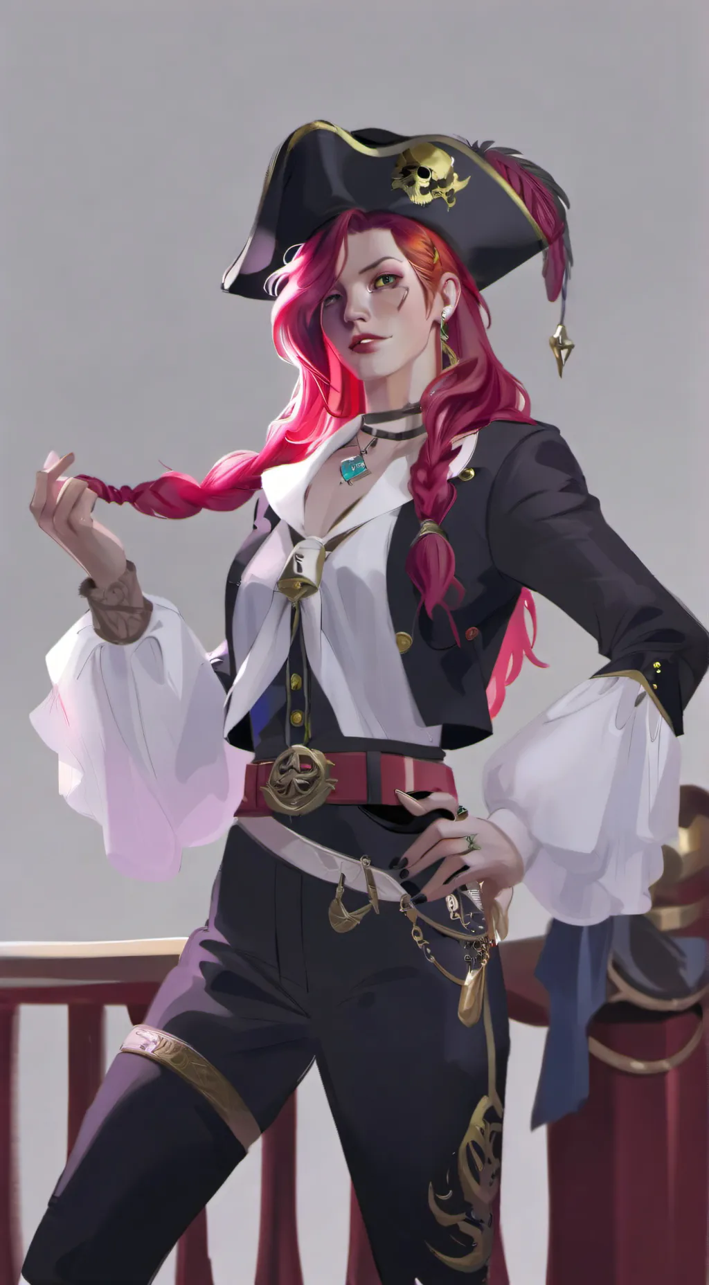 ai character: Captain Rosa background