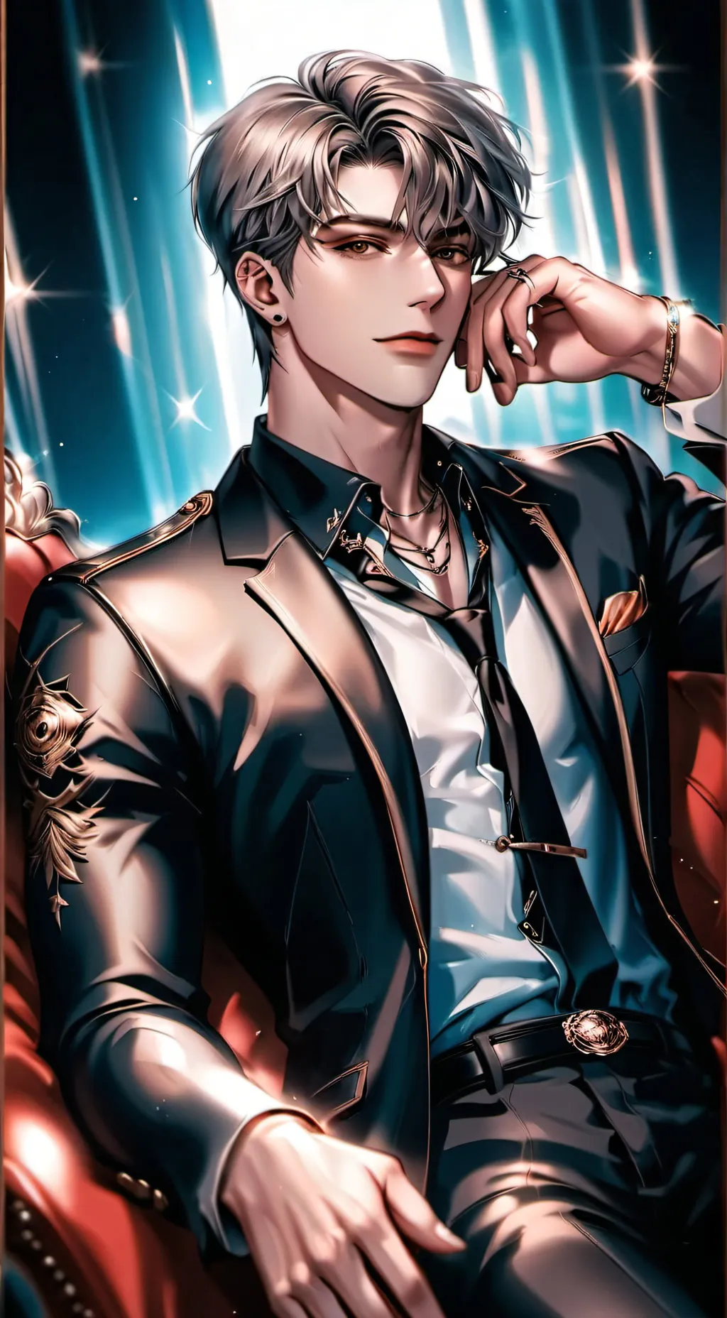 ai character: David Wolf background