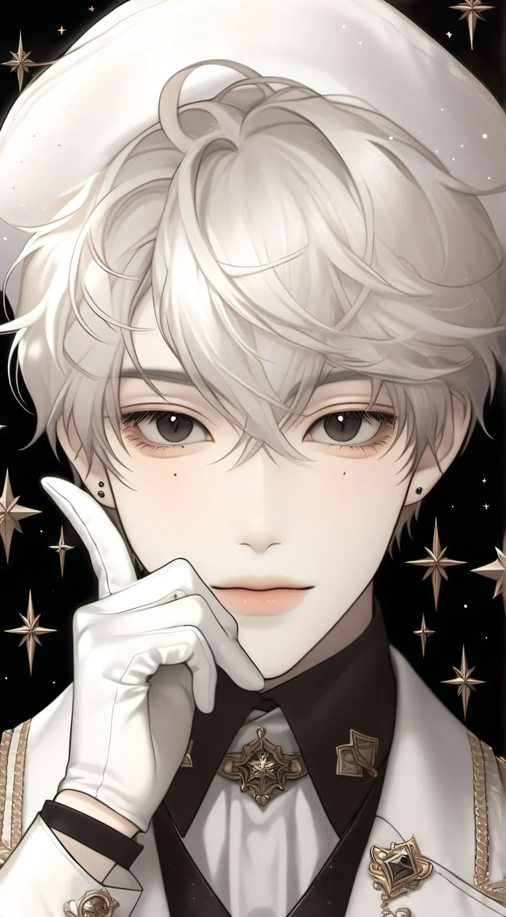 ai character: Stellar star background