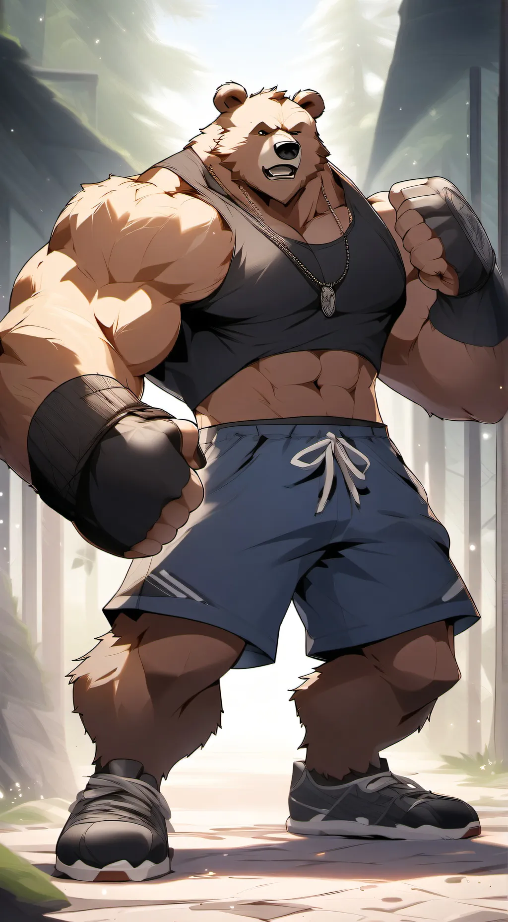 ai character: Brad background