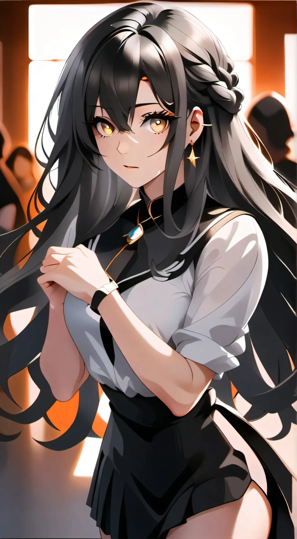 ai character: emilia background