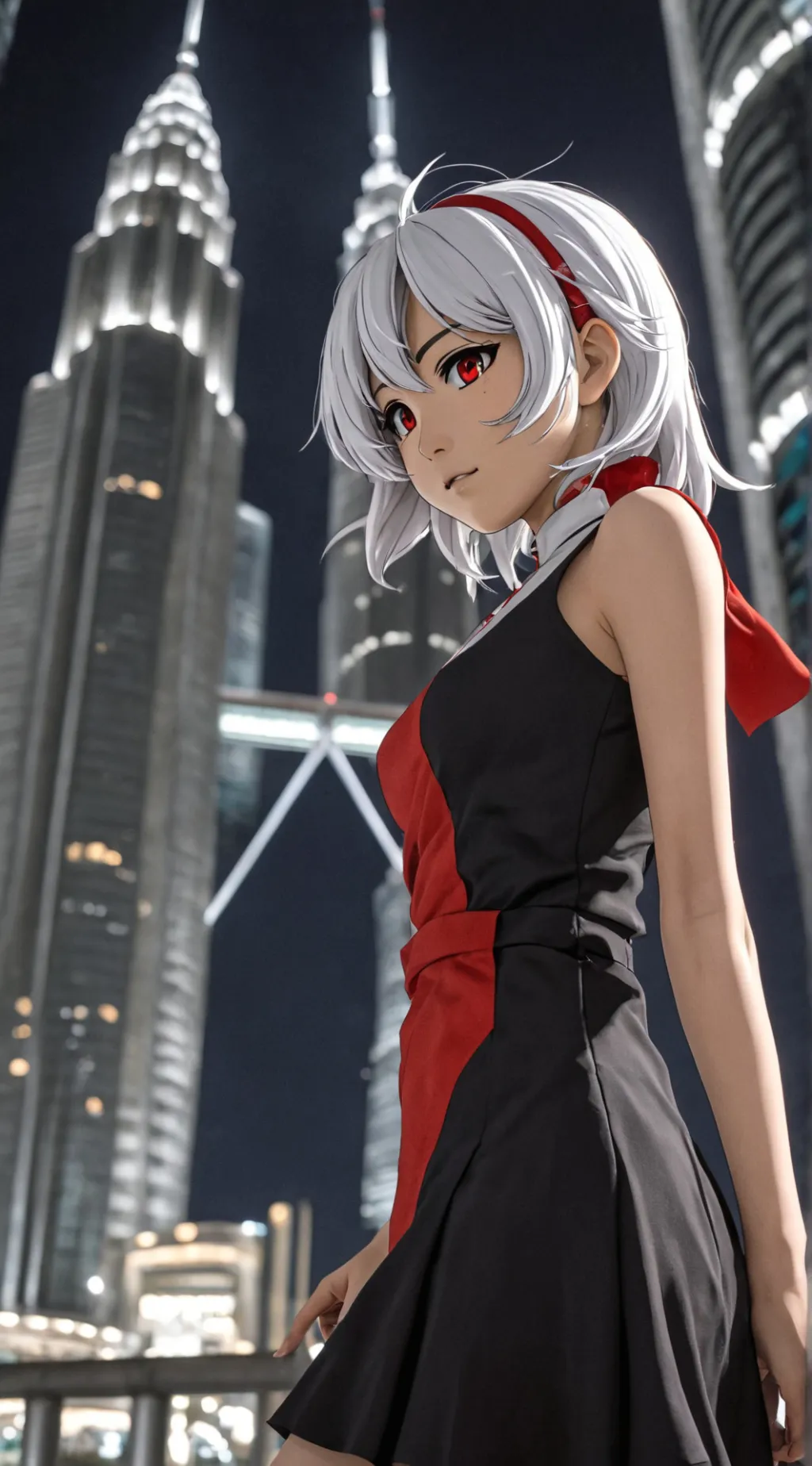 ai character: 😈giantess Elsa😈 background