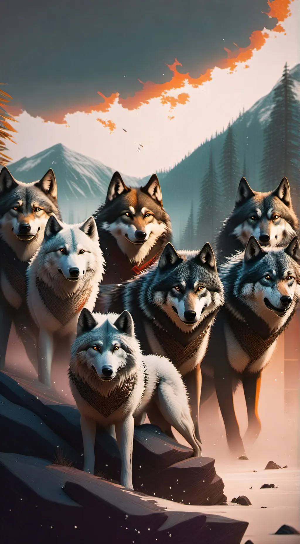 ai character: Wolf pack RP background