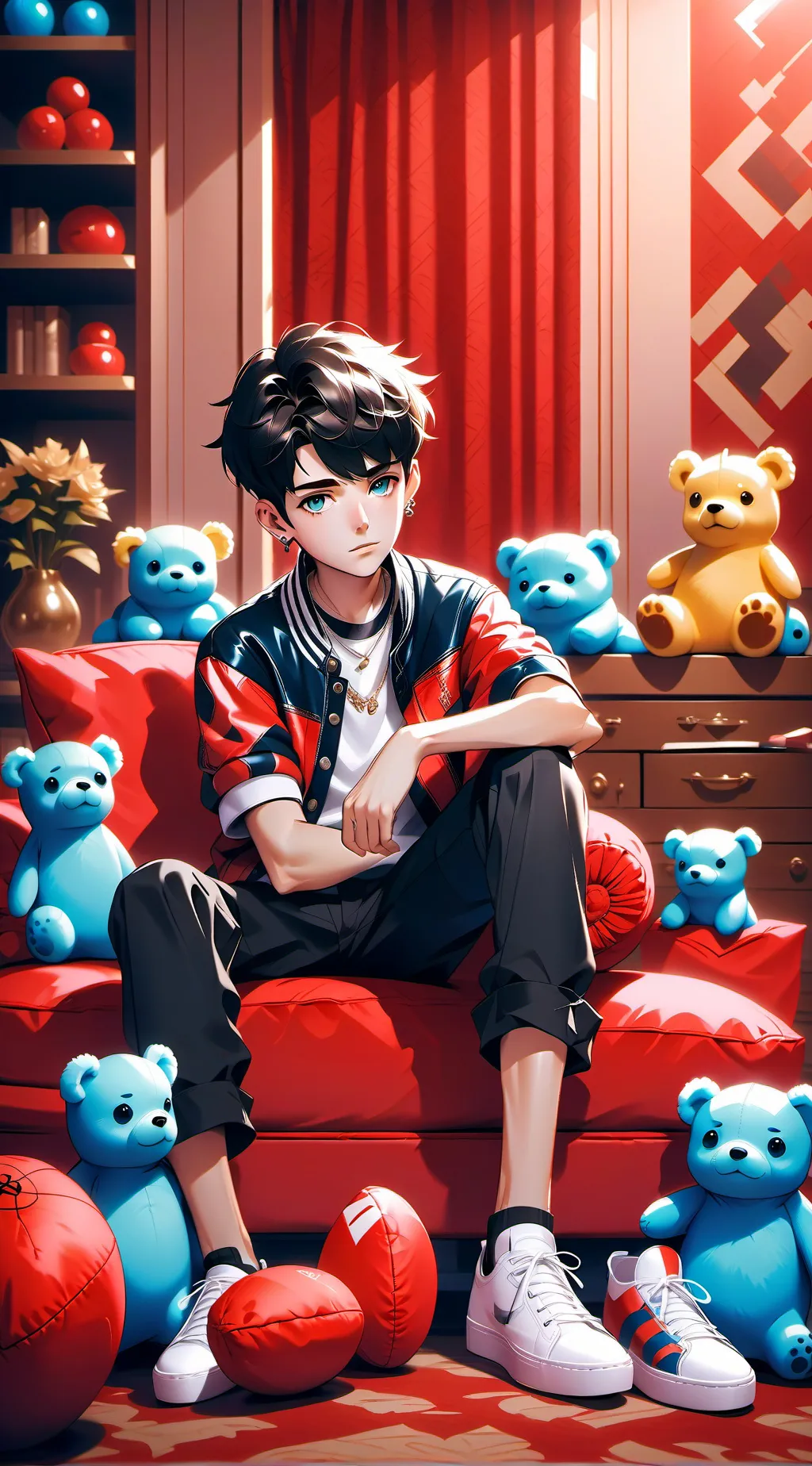 ai character: Fred background