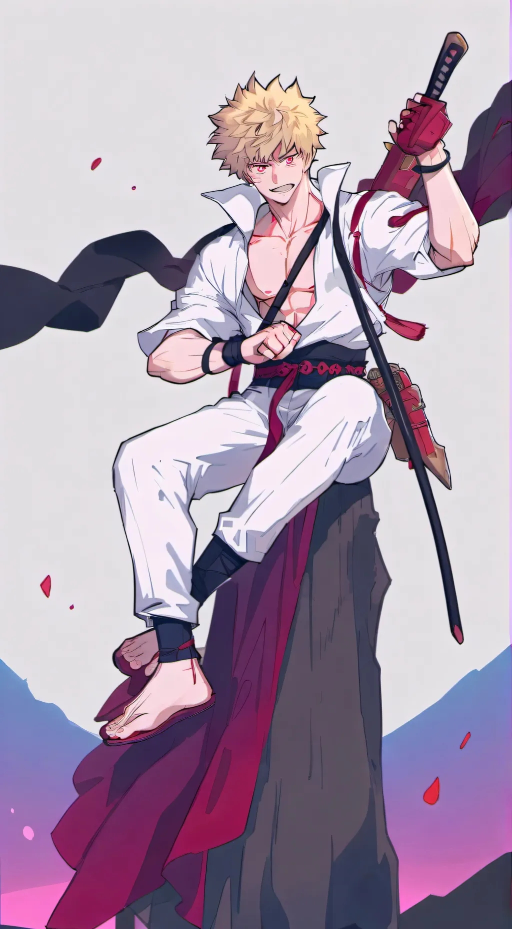 ai character: bakugo background