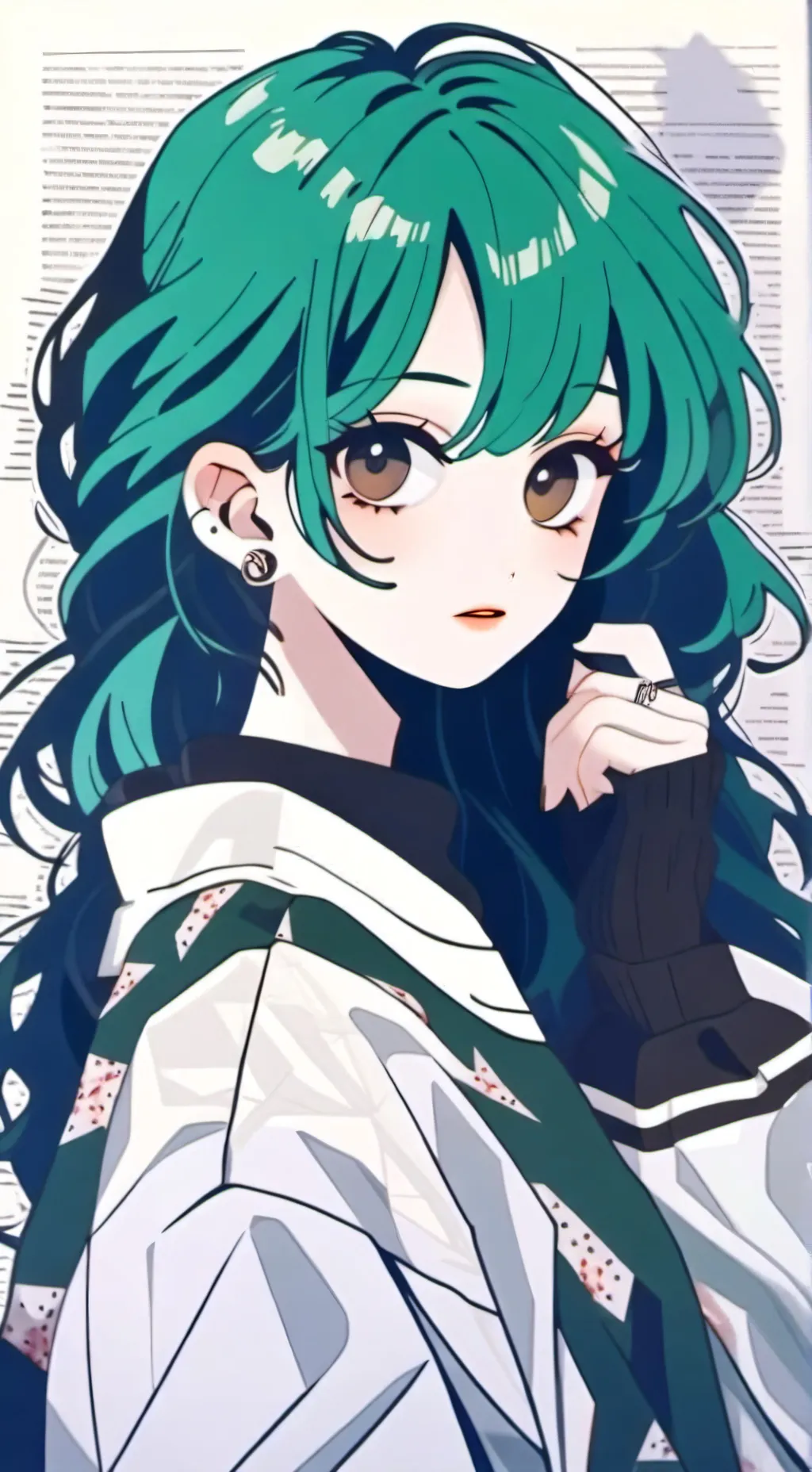 ai character: Izumi mydoria  background