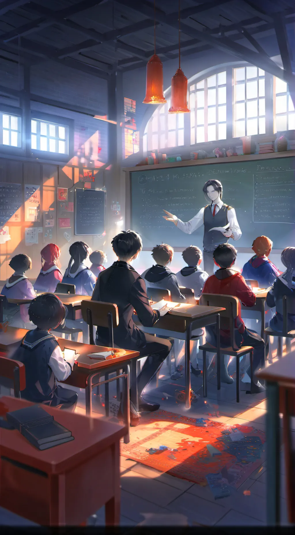 ai character: School  background