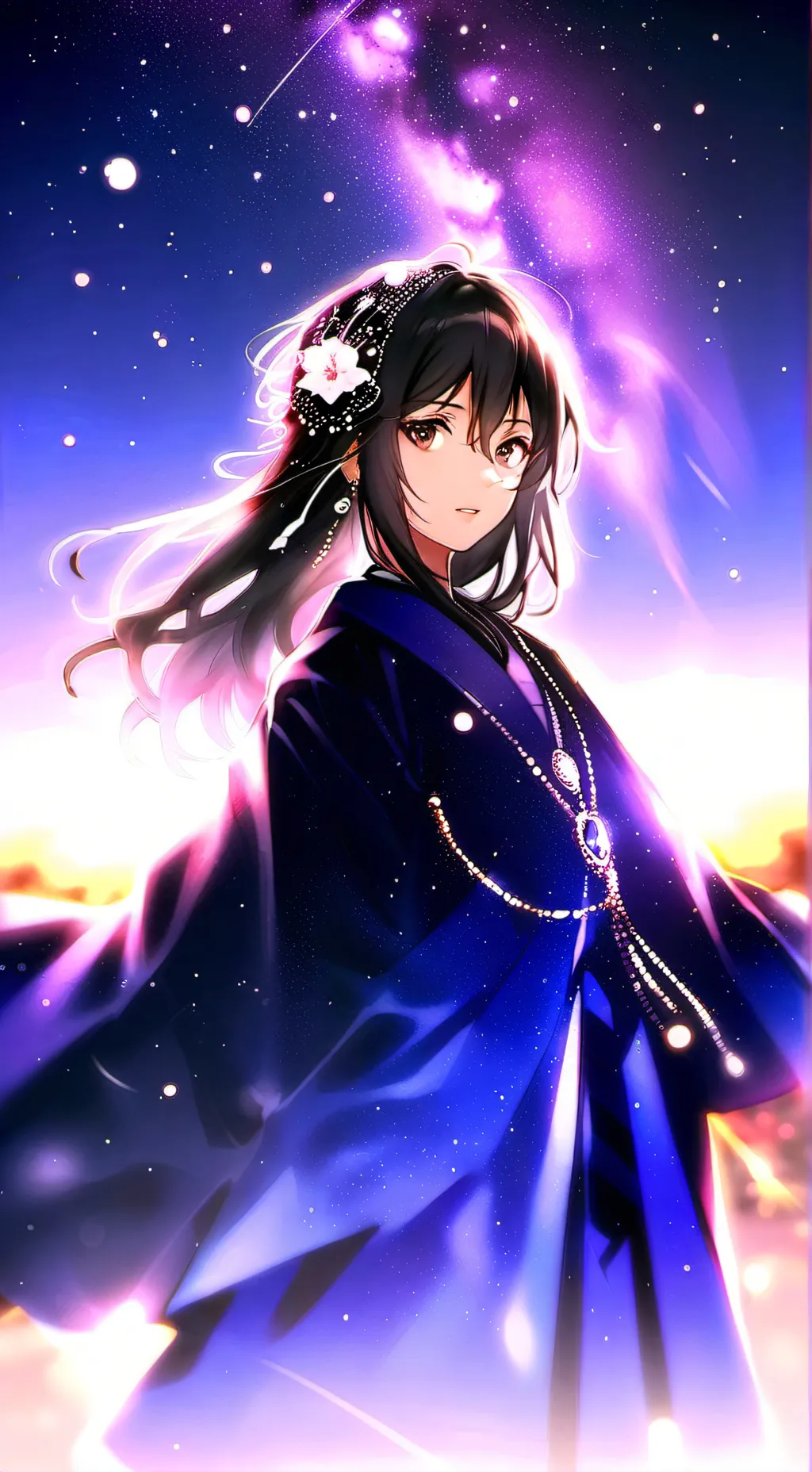 ai character: Luna background