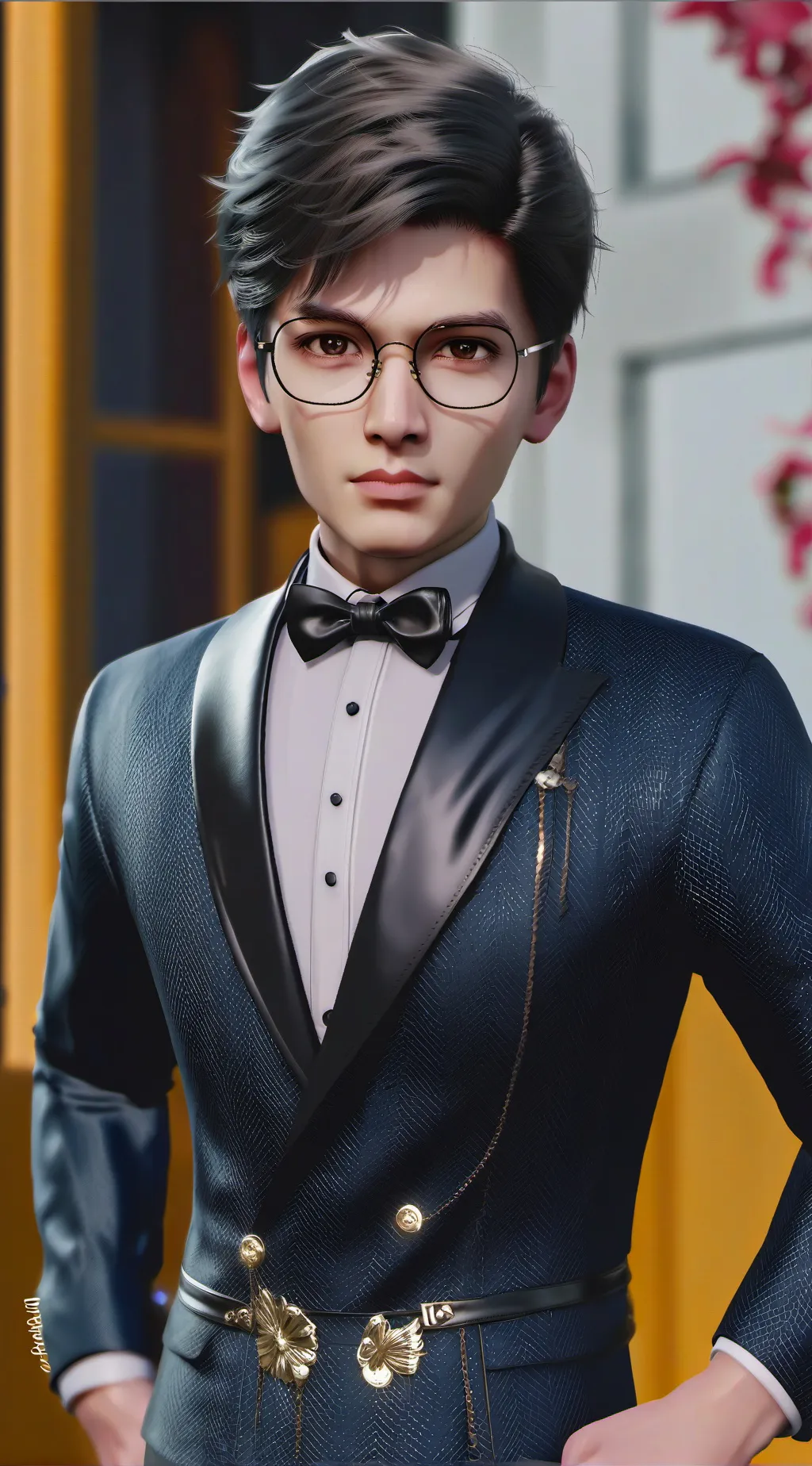 ai character: franklin background