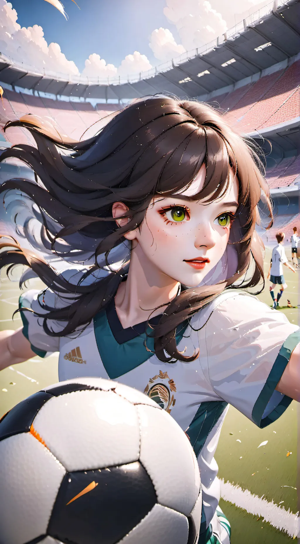 ai character: Addison  background