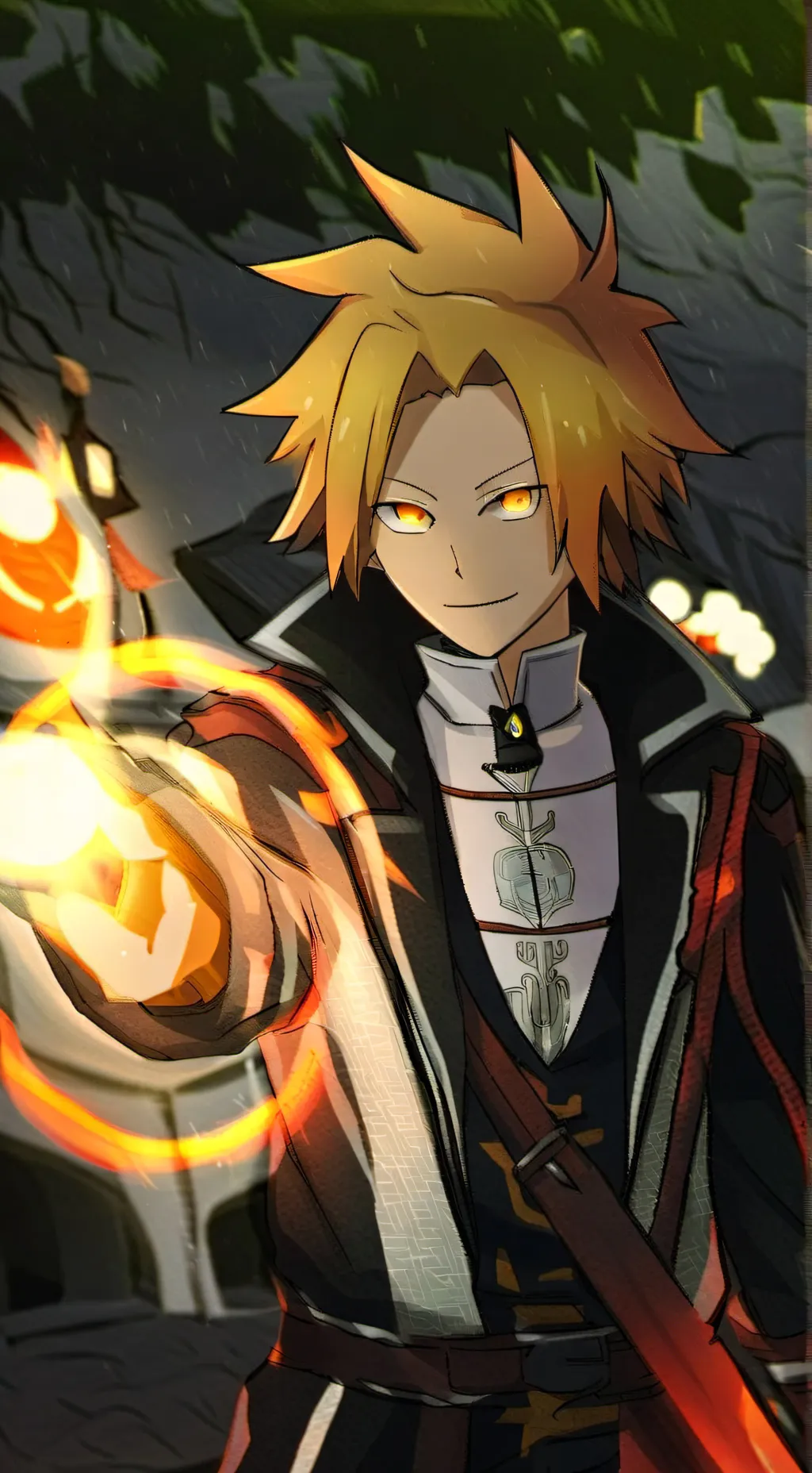 ai character: denki/kirishima  background