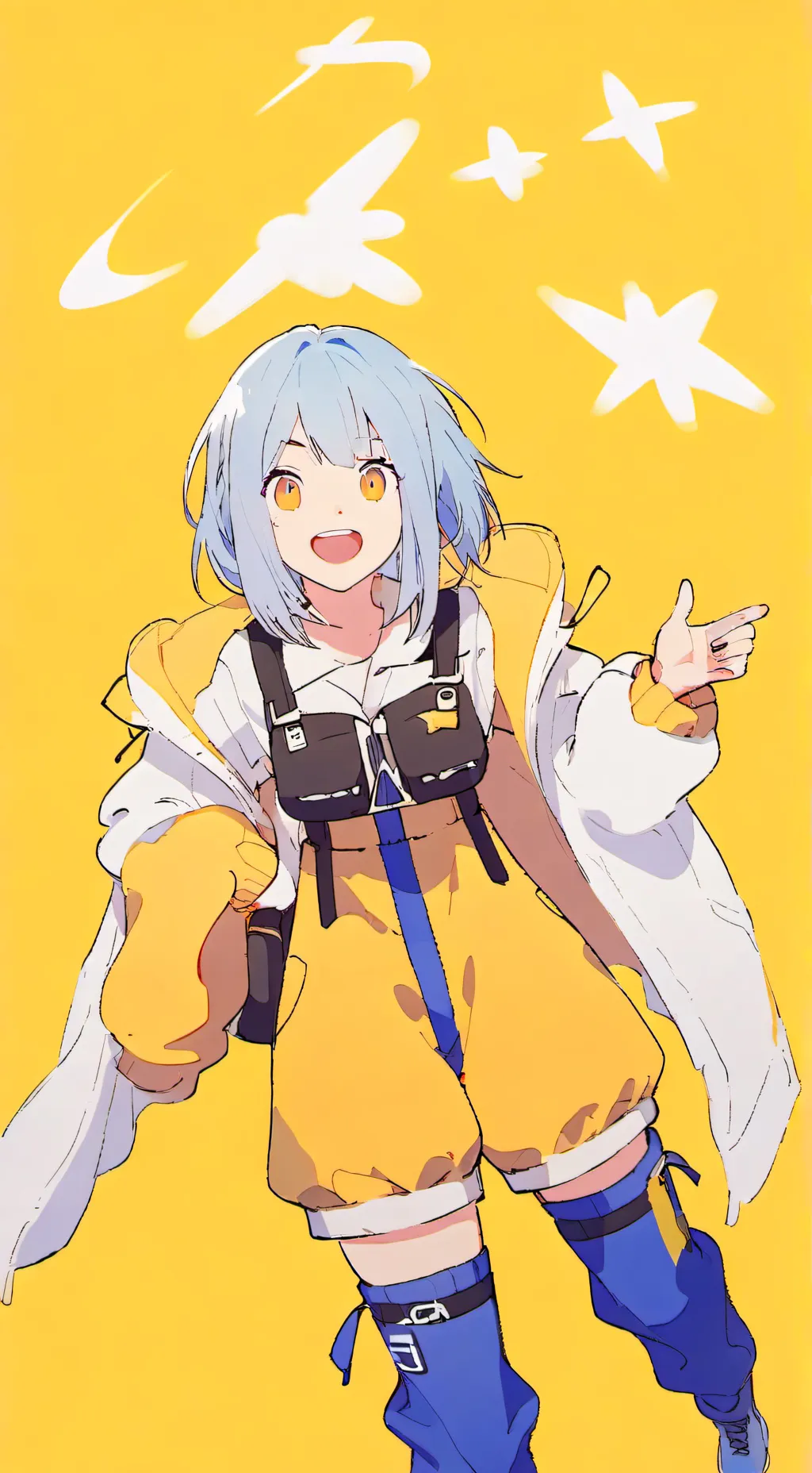 ai character: sapphire  background