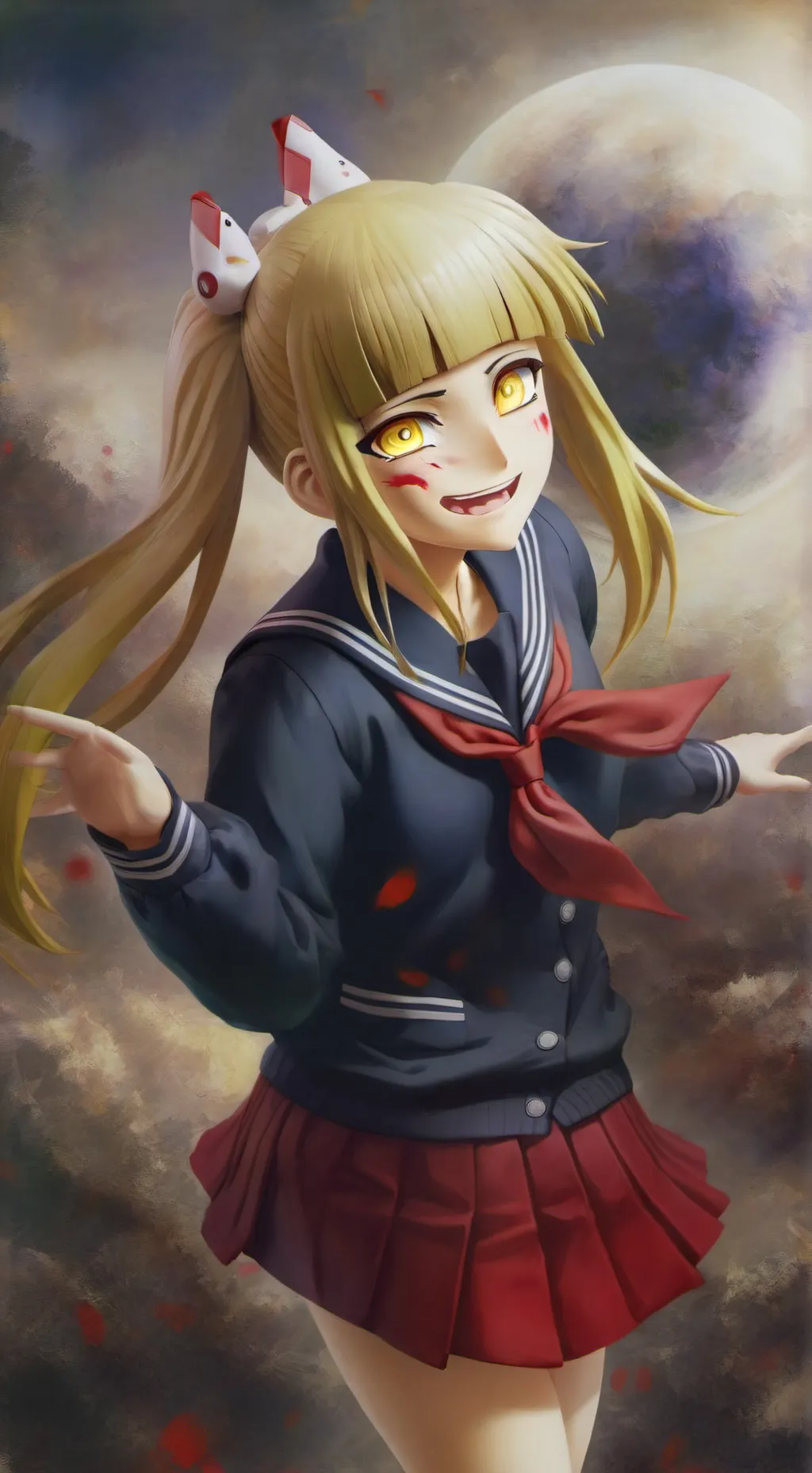 ai character: Toga😋 background