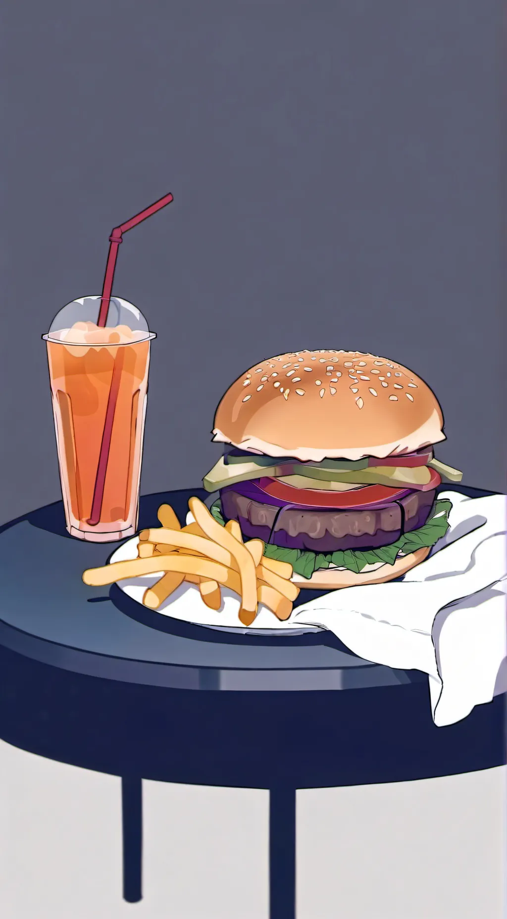 ai character: Whopper whopper background