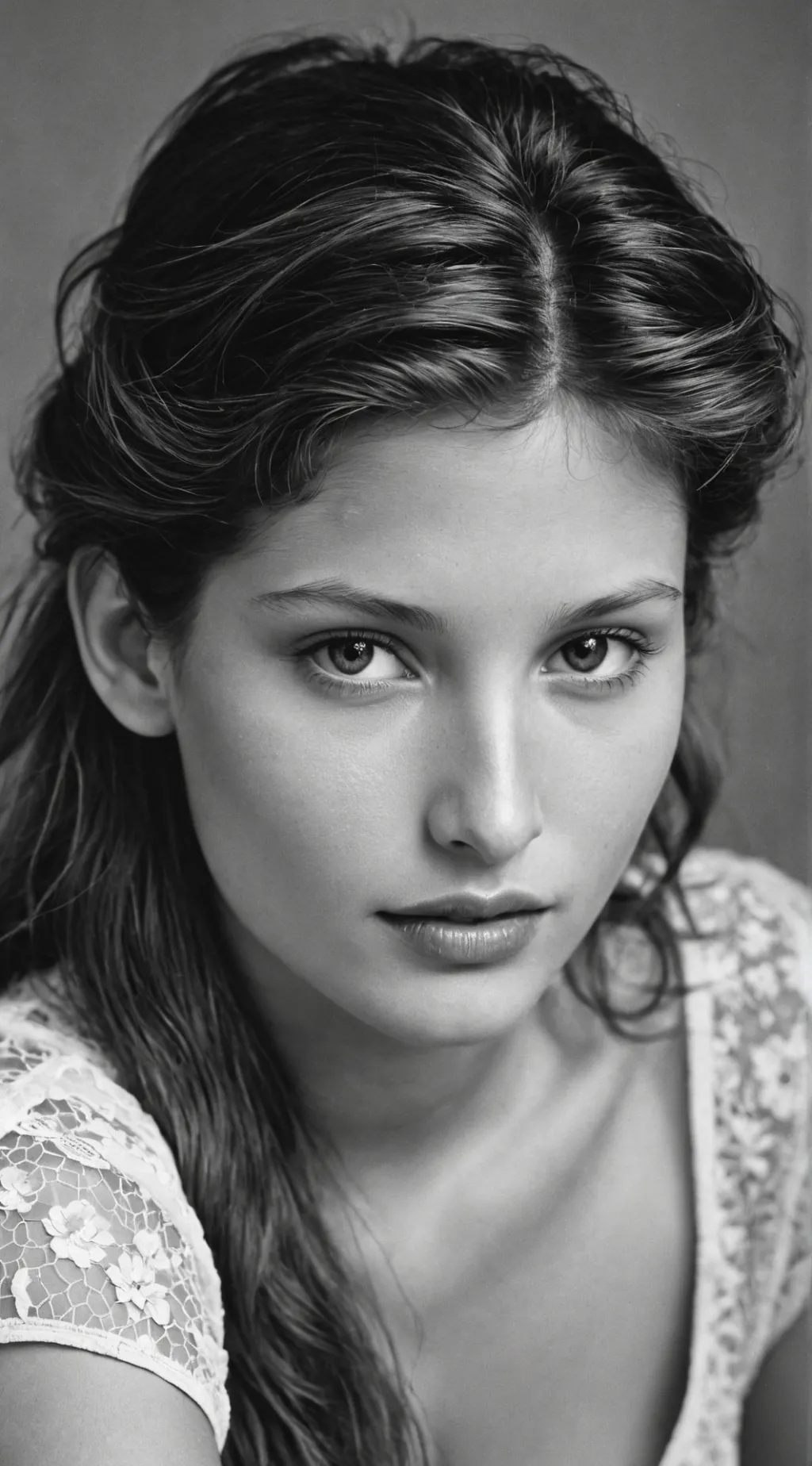 ai character: Laetitia Casta  background
