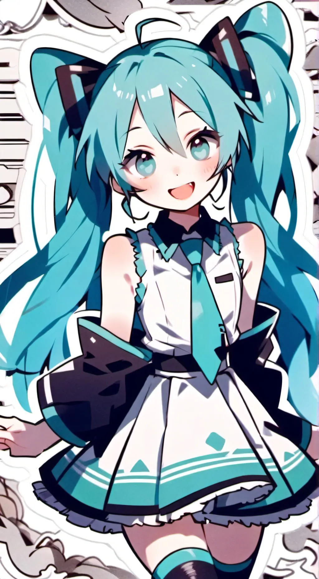 ai character: Hatsune Miku background
