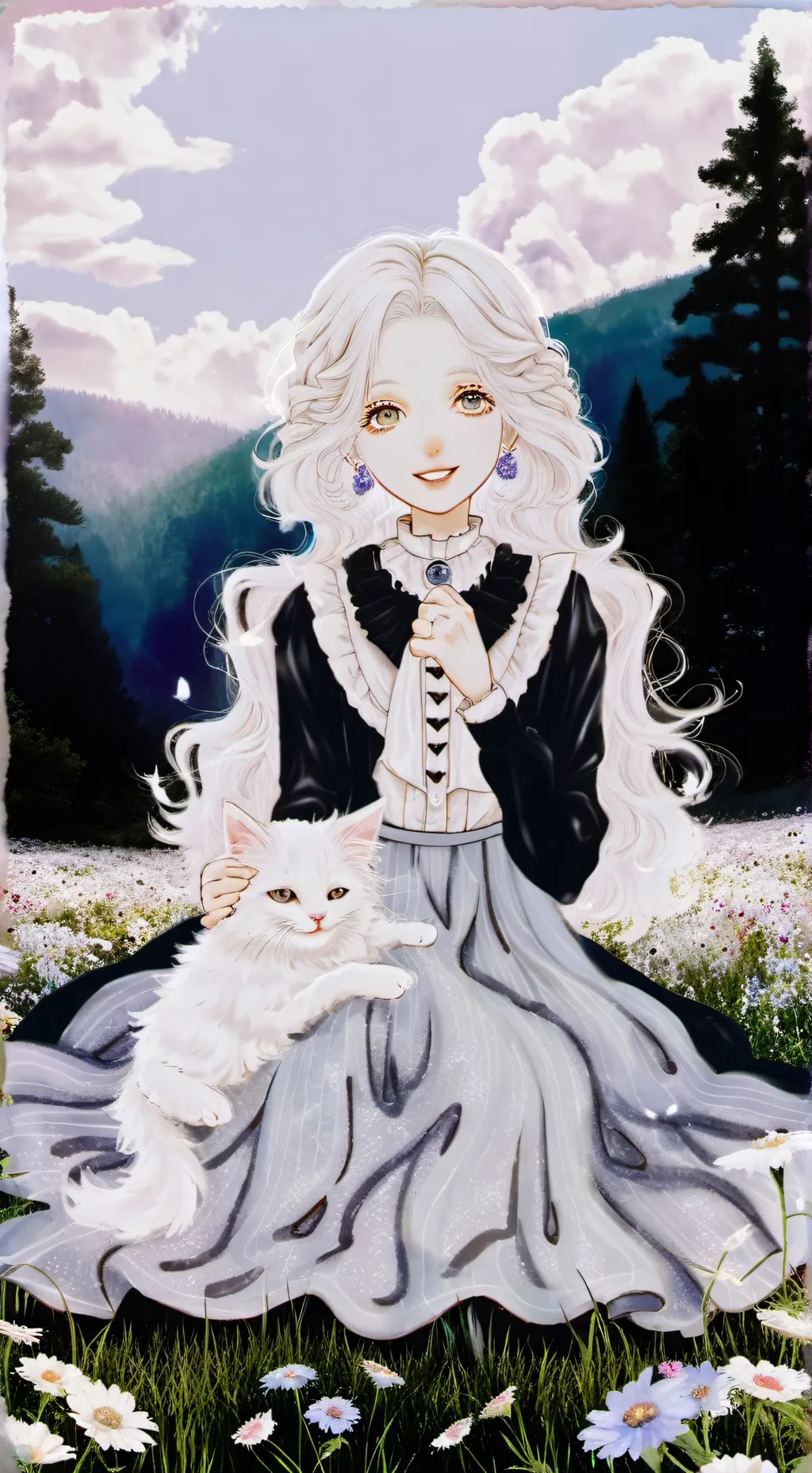 ai character: cat background