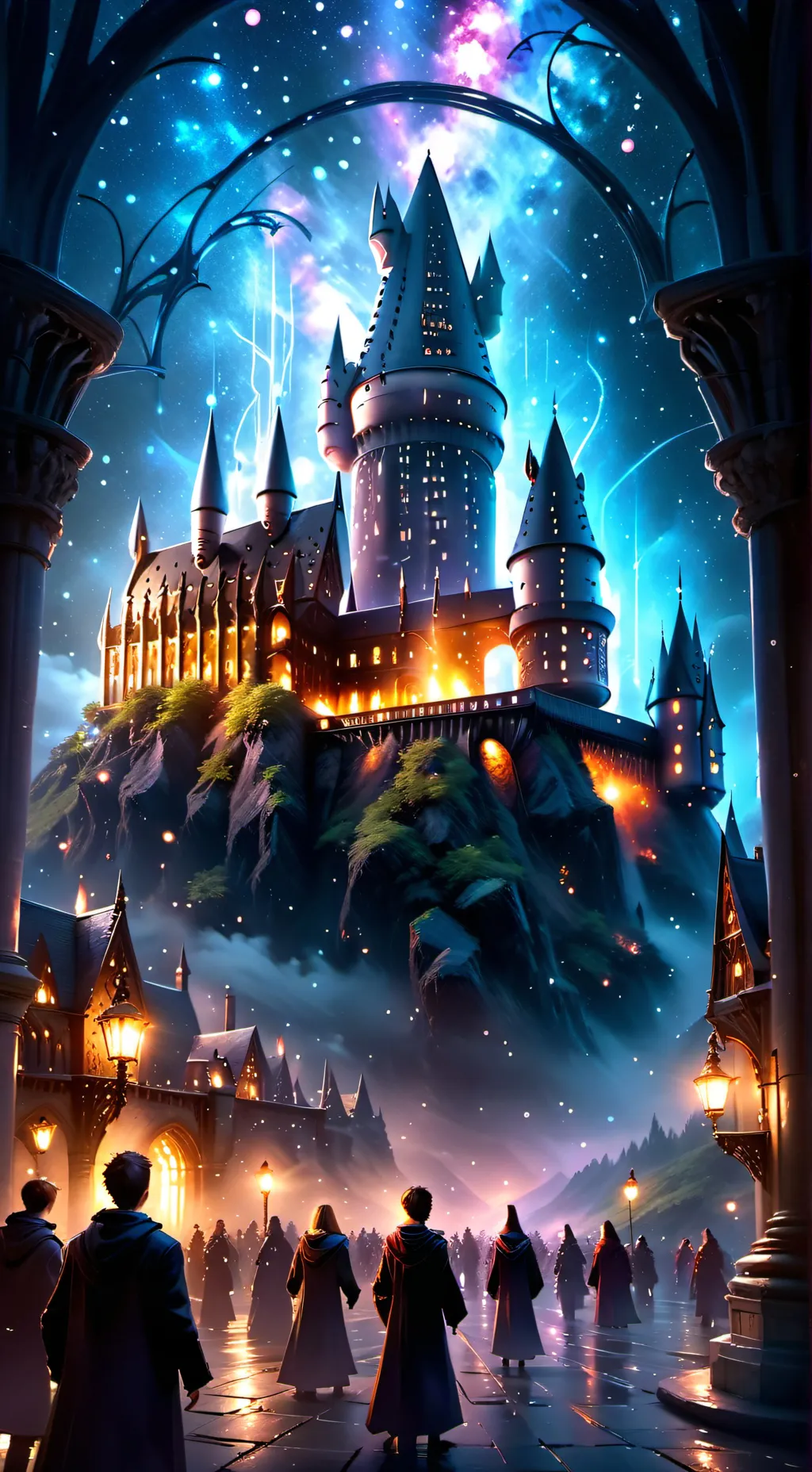 ai character: Hogwarts 7 background