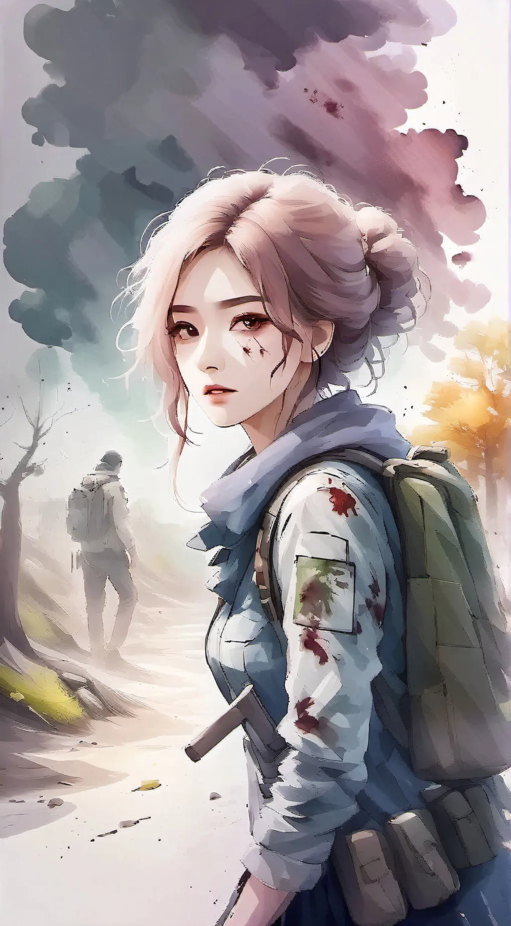 ai character: Luna background