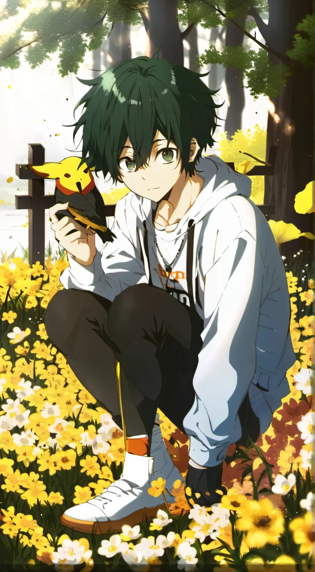 ai character: Deku background
